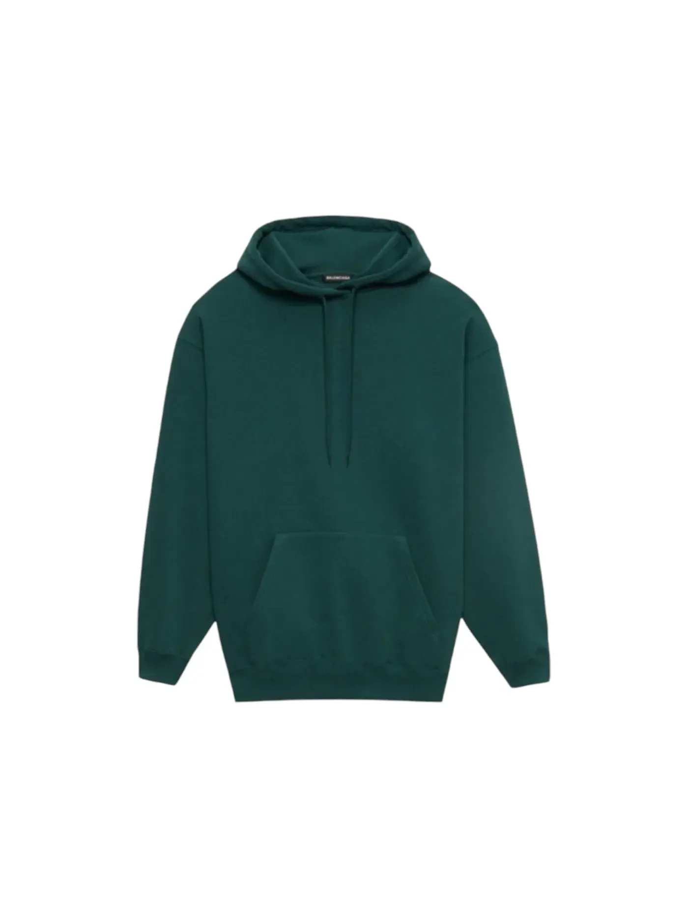 Мужская худи с длинным рукавом Hoodie Balenciaga — изображение 2 из 2, зеленый/белый