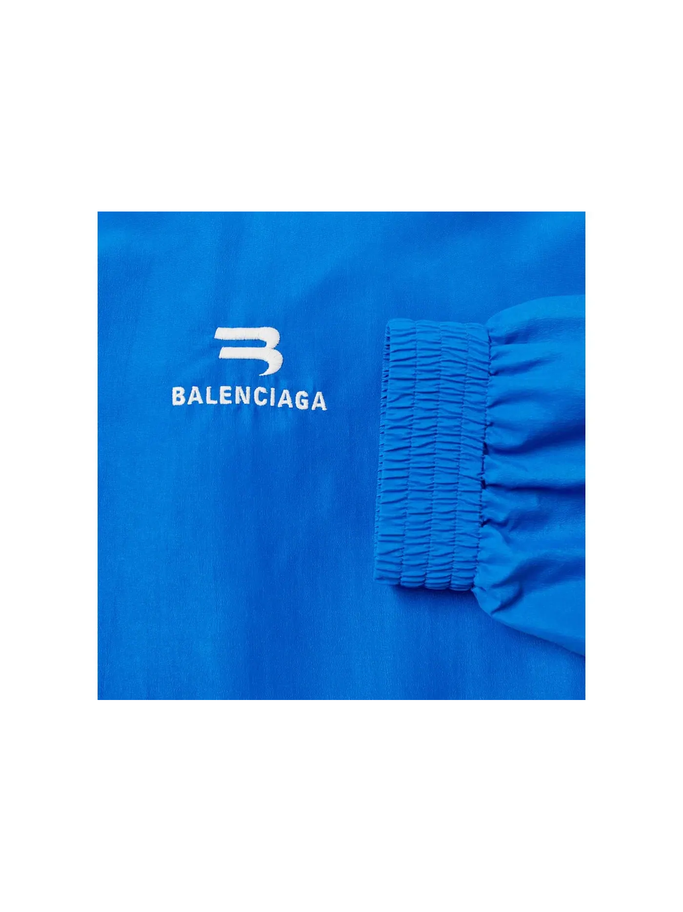 Мужская куртка Track Jacket с логотипом Balenciaga — изображение 2 из 2, синий