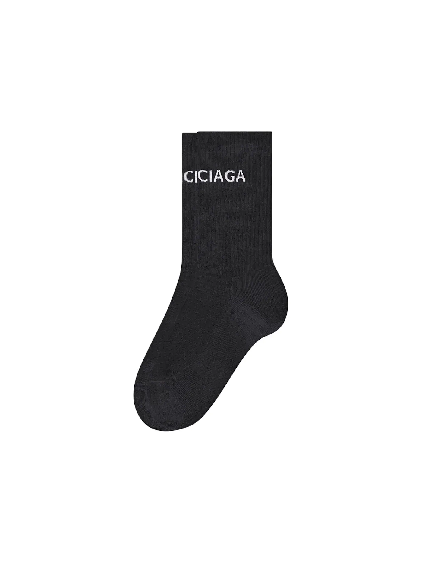 Мужские носки Logo Socks Balenciaga — изображение 2 из 2, черный/белый