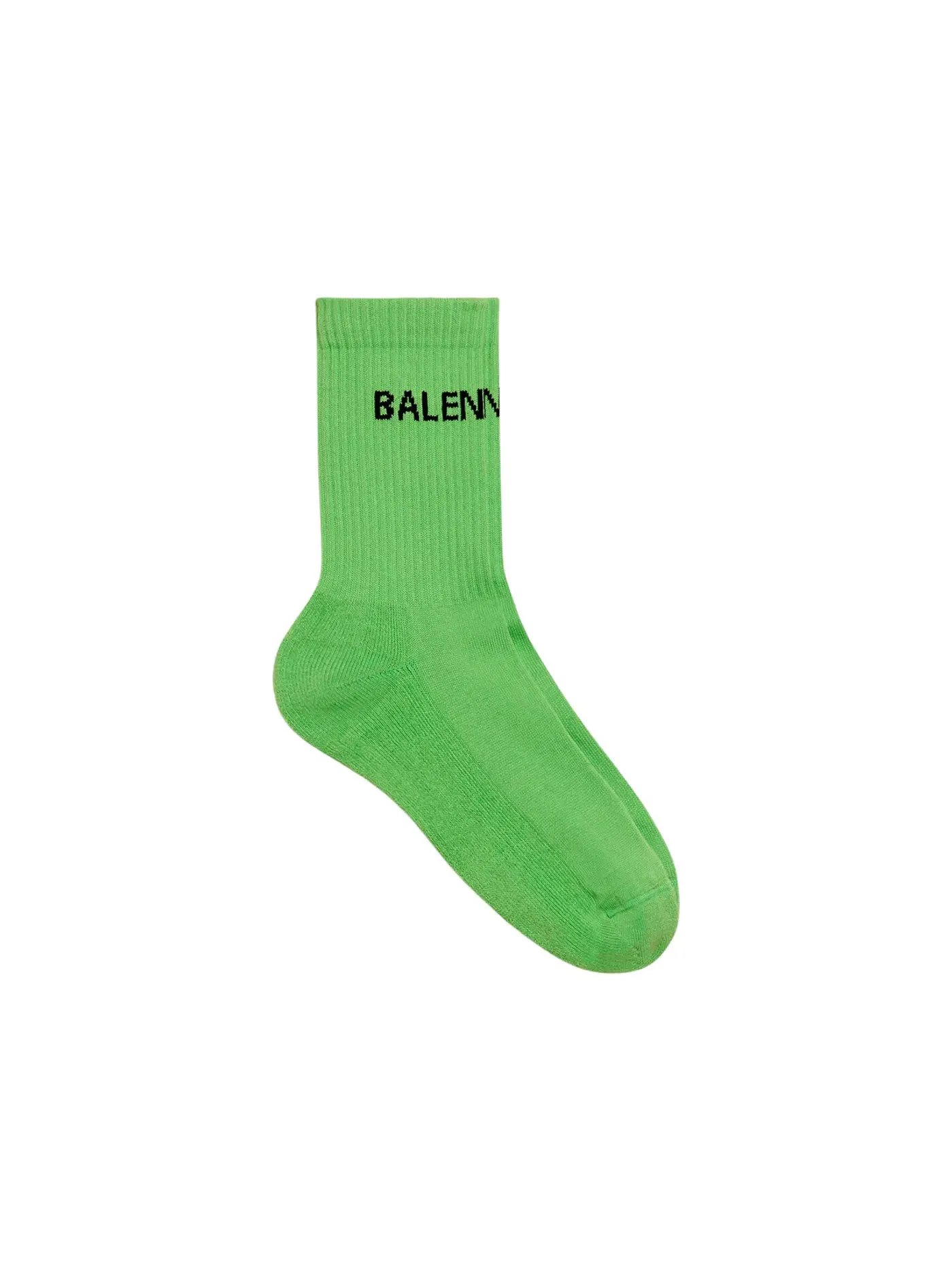 Женские носки с принтом Socks Balenciaga — изображение 1 из 1, неоновый зеленый/черный