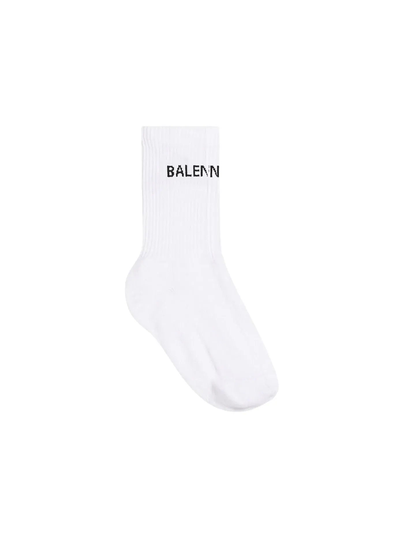 Мужские носки Logo Socks Balenciaga — изображение 1 из 2, белый/черный