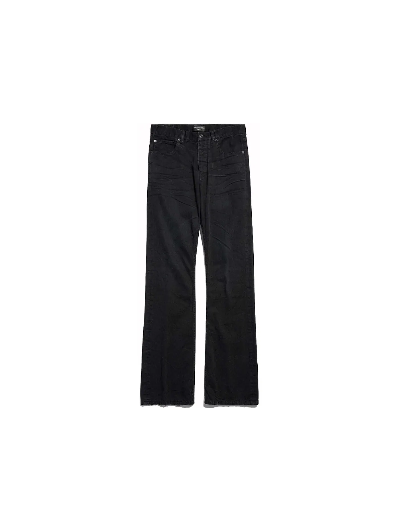 Женские прямые брюки с низкой посадкой Pants Balenciaga — изображение 1 из 2, черный