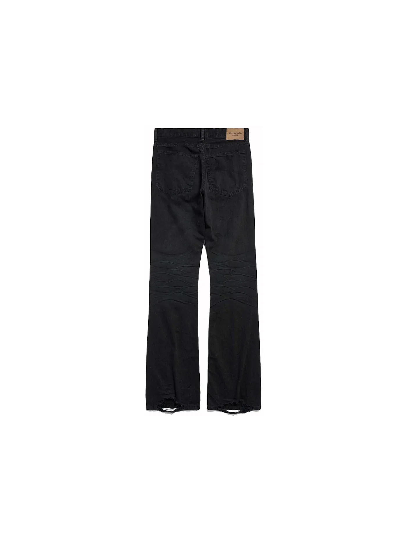 Женские прямые брюки с низкой посадкой Pants Balenciaga — изображение 2 из 2, черный