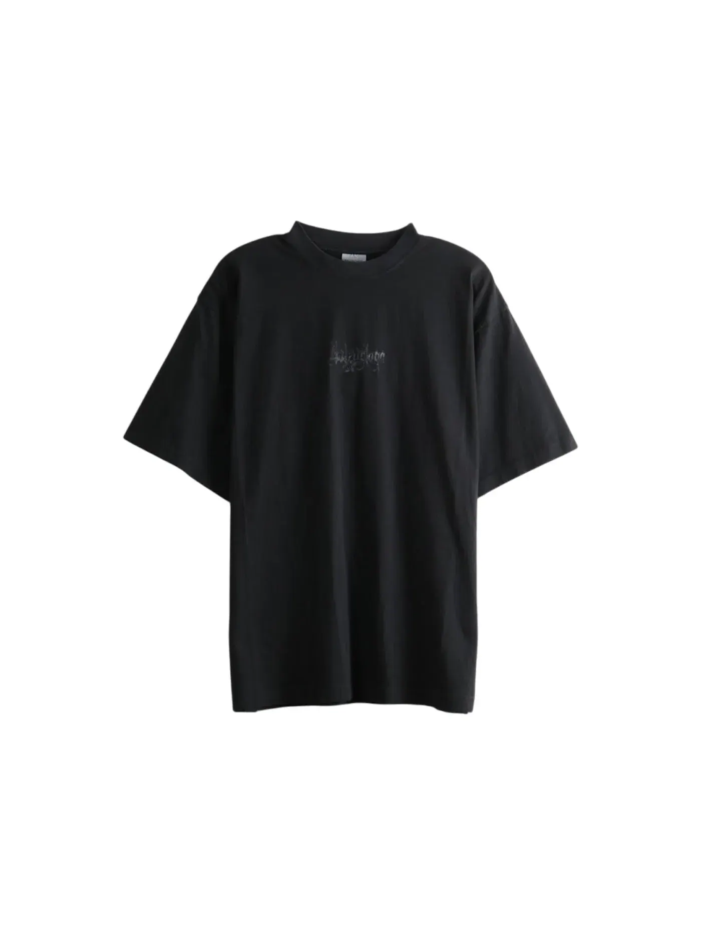 Женская футболка с принтом Balenciaga Medium Fit T-shirt — изображение 1 из 1, черный