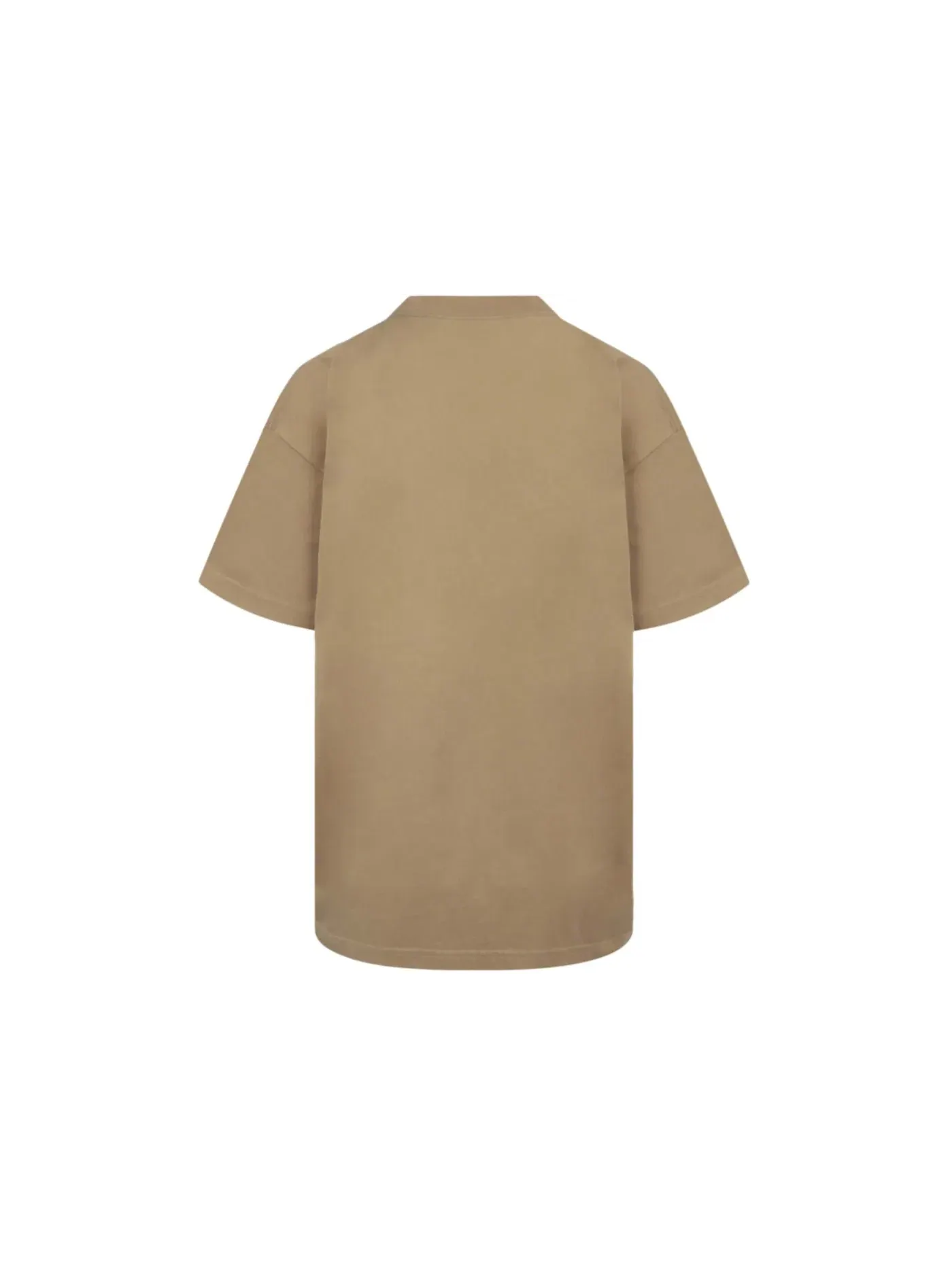 Женская футболка с принтом T-Shirt Balenciaga — изображение 2 из 3, овсяный