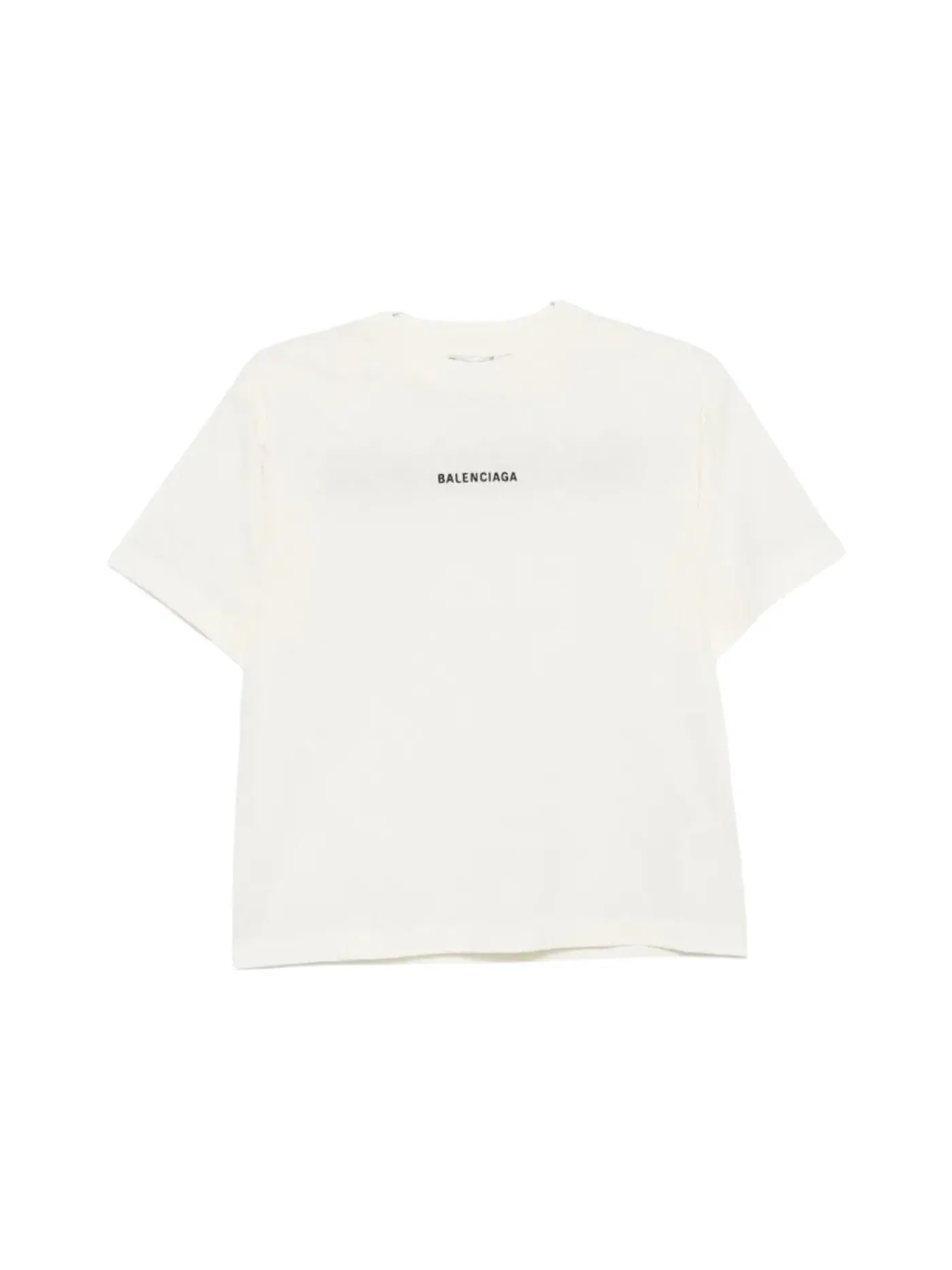 Женская футболка свободного кроя Balenciaga T-shirt — изображение 1 из 1, бежевый