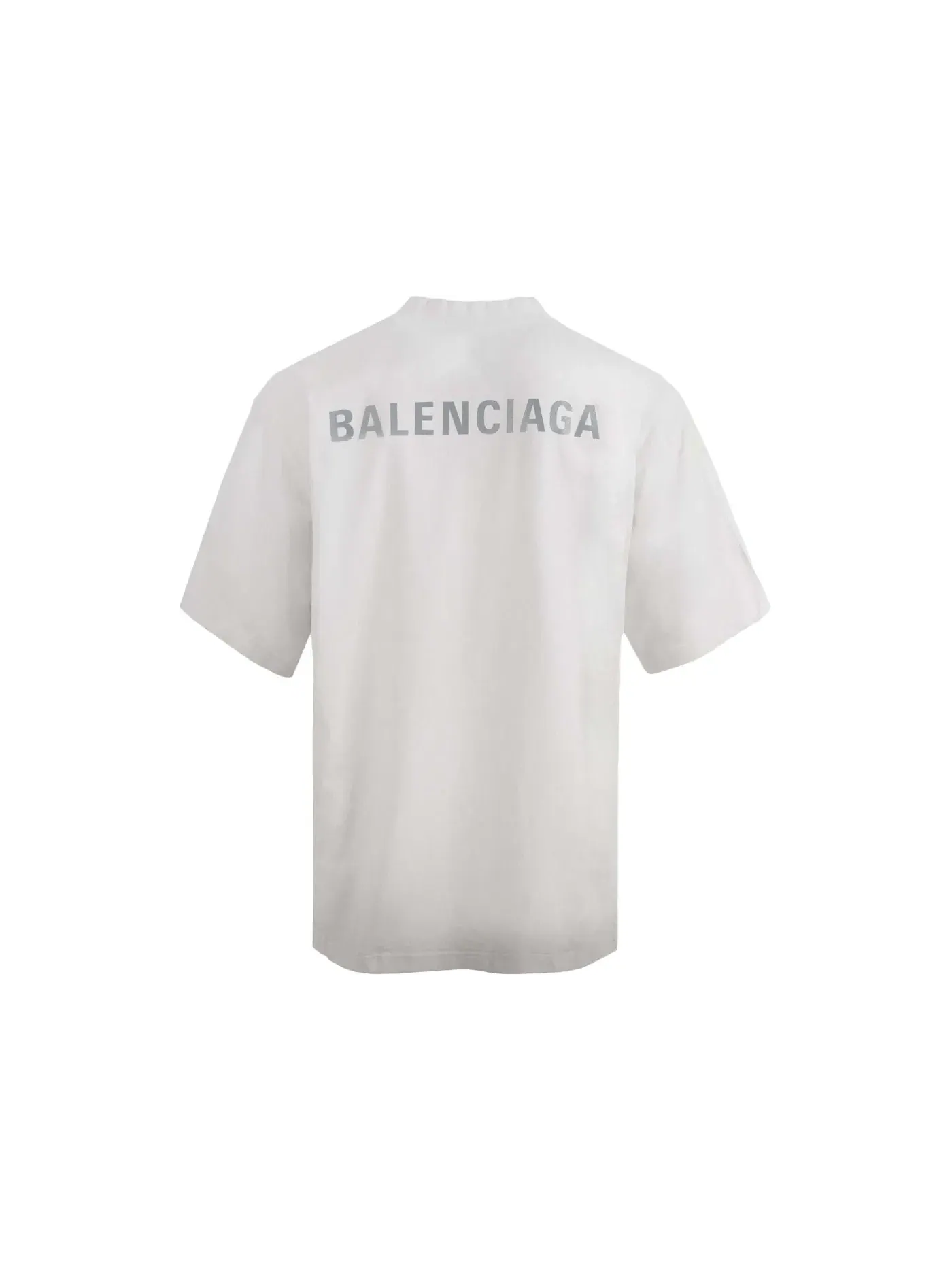 Мужская футболка с принтом Balenciaga — изображение 2 из 2, белый