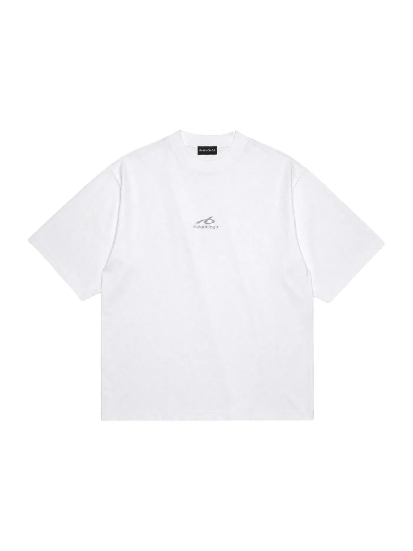 Мужская футболка с принтом Balenciaga T-shirt — изображение 1 из 1, белый