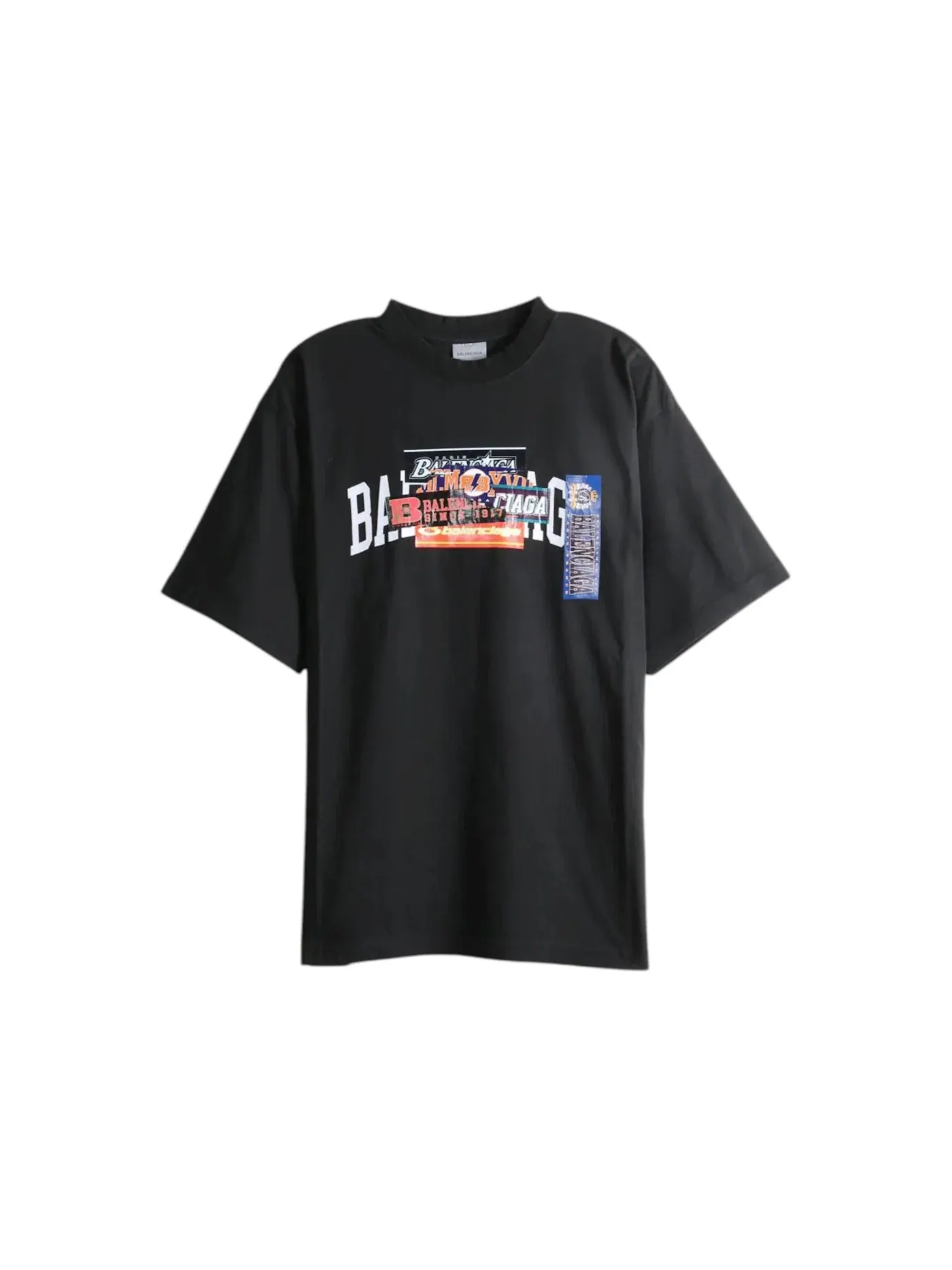 Мужская футболка с коротким рукавом Balenciaga Tee — изображение 1 из 1, черный