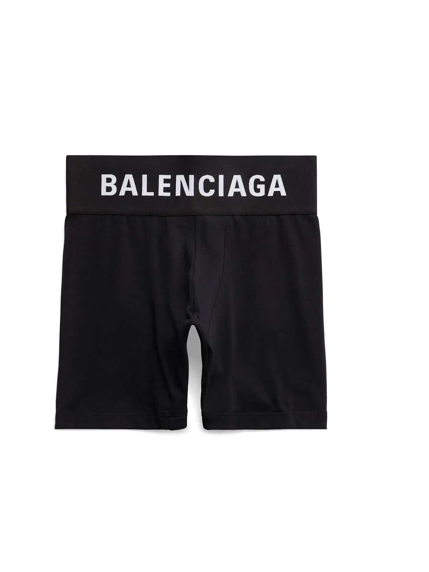 Мужские трусы-боксеры с принтом Midway Boxer Briefs Balenciaga — изображение 1 из 2, черный