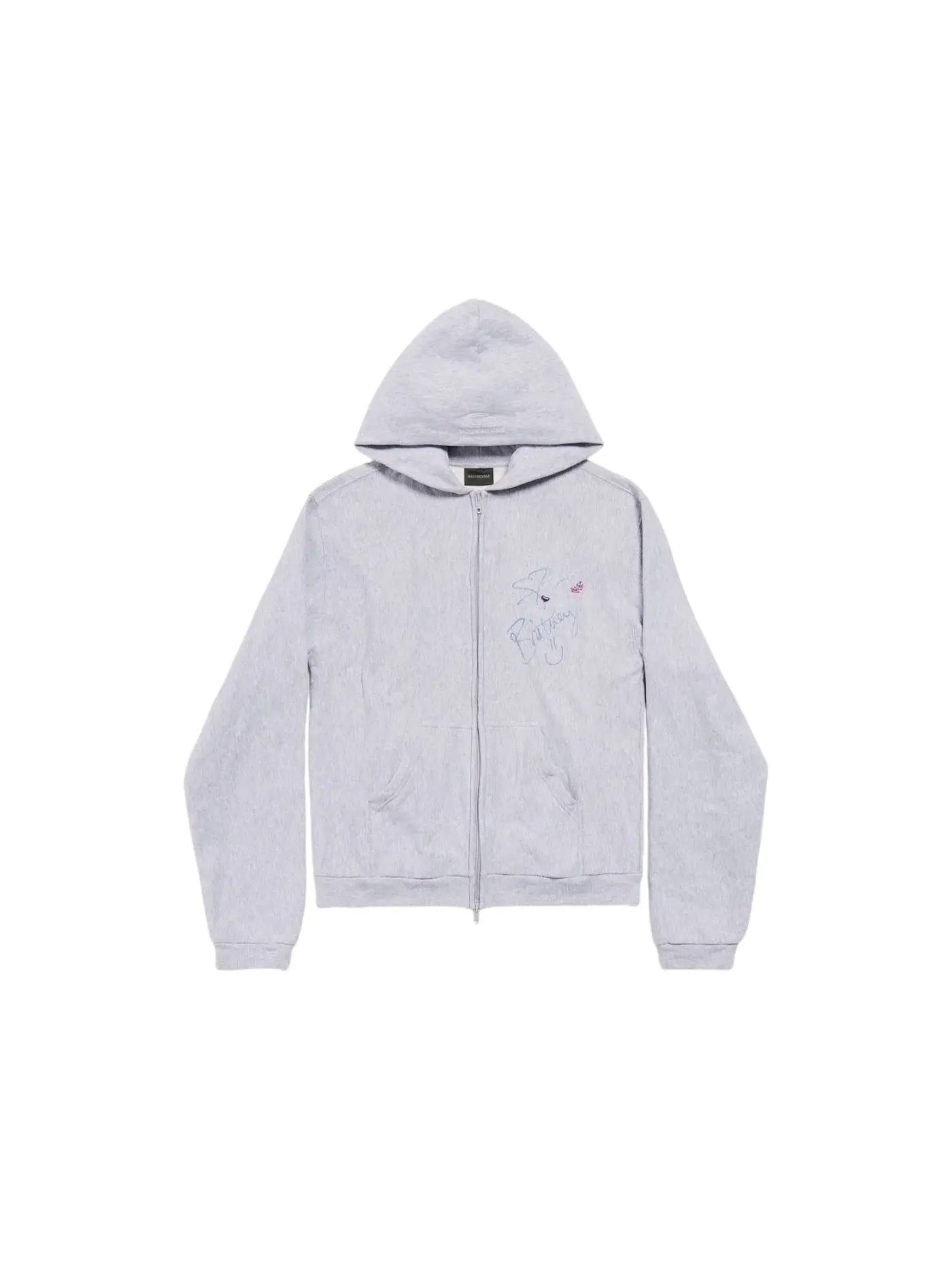 Женская худи с принтом Balenciaga Music Britney Spears Series Zip-Up Hoodie Regular Fit Balenciaga — изображение 1 из 2