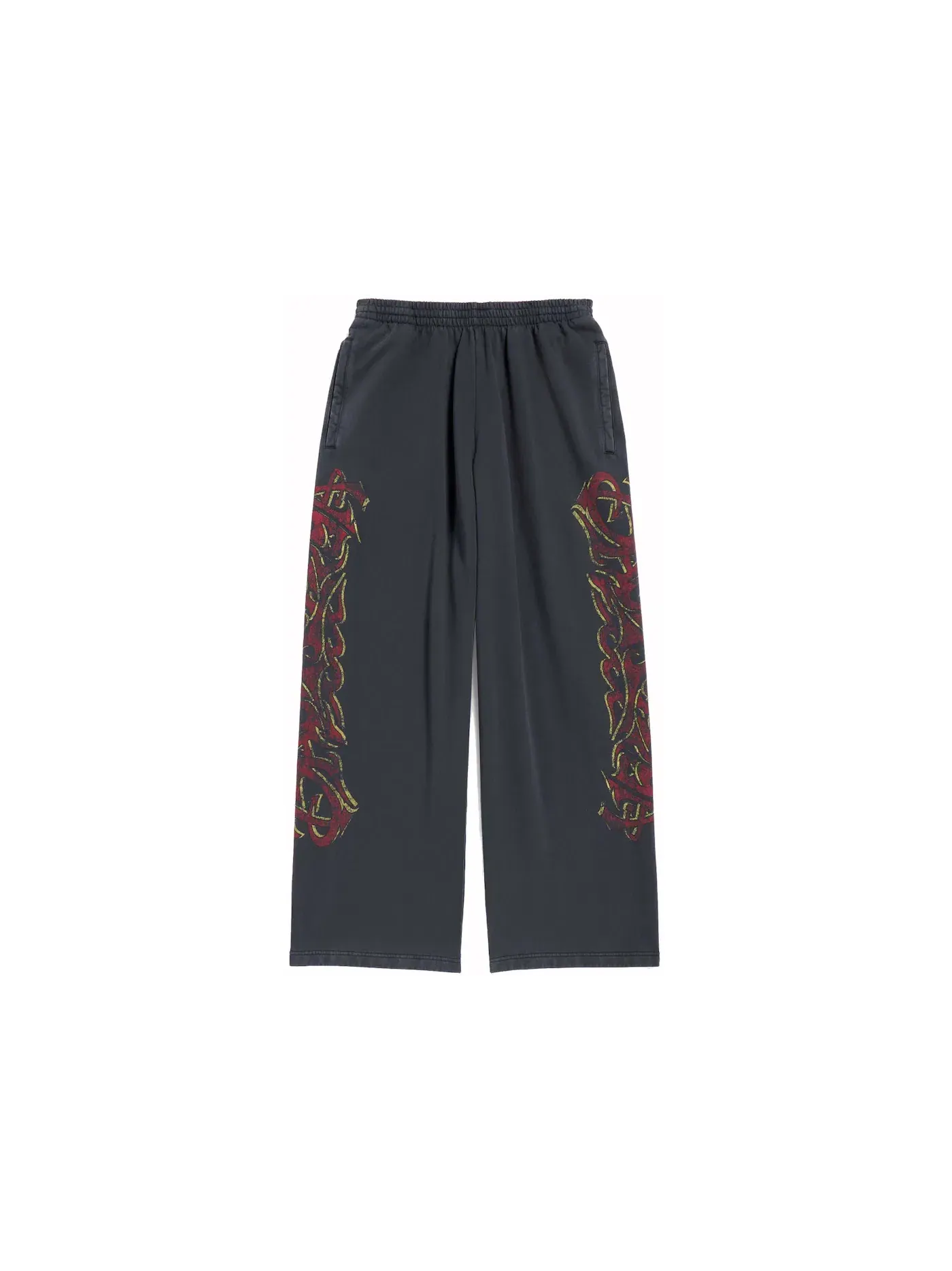 Мужские спортивные штаны мешковатые Balenciaga Offshore Baggy Sweatpants — изображение 1 из 2, черный