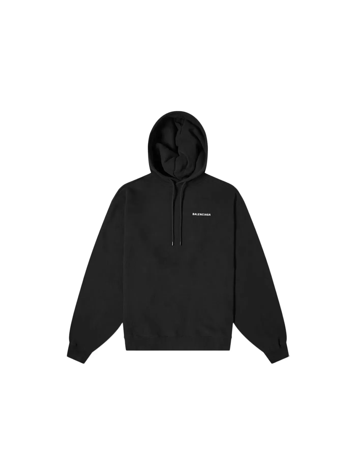 Женский худи оверсайз Defile Bomber Balenciaga — изображение 1 из 2, черный/белый