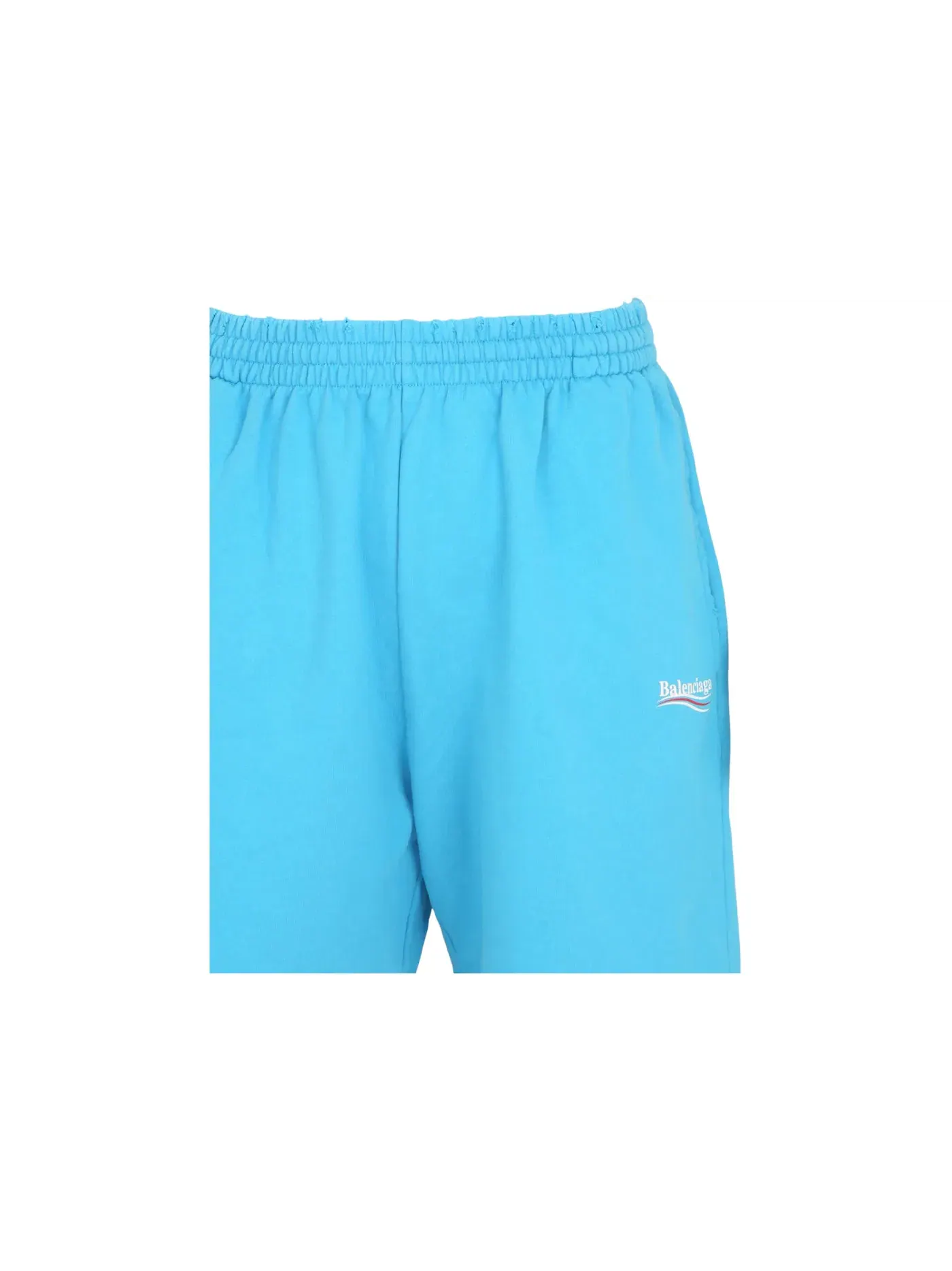 Мужские шорты с принтом Sweatshorts Balenciaga — изображение 3 из 3, белый красный