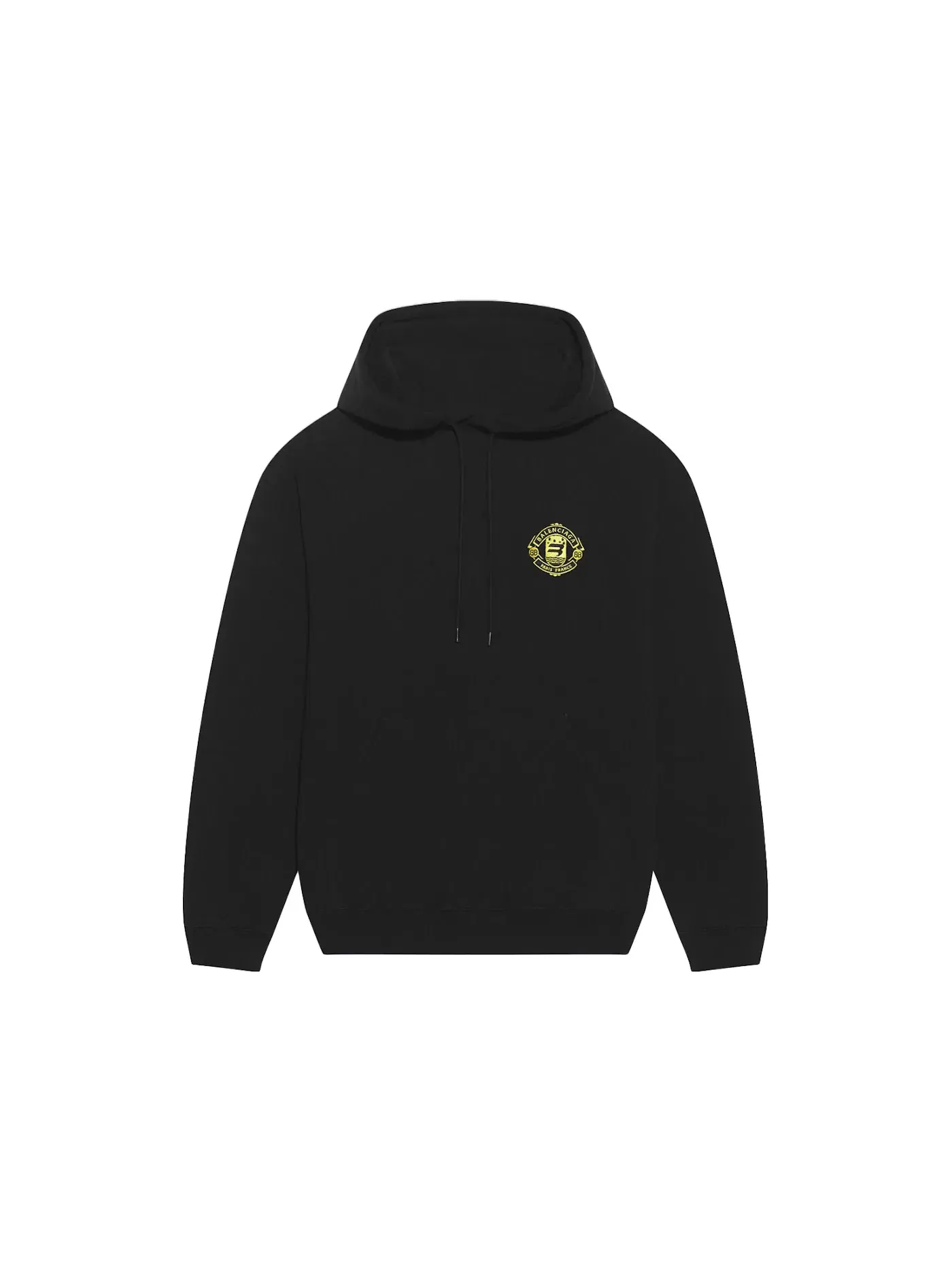 Мужской худи с принтом Quest Medium Fit Balenciaga — изображение 1 из 2, черный