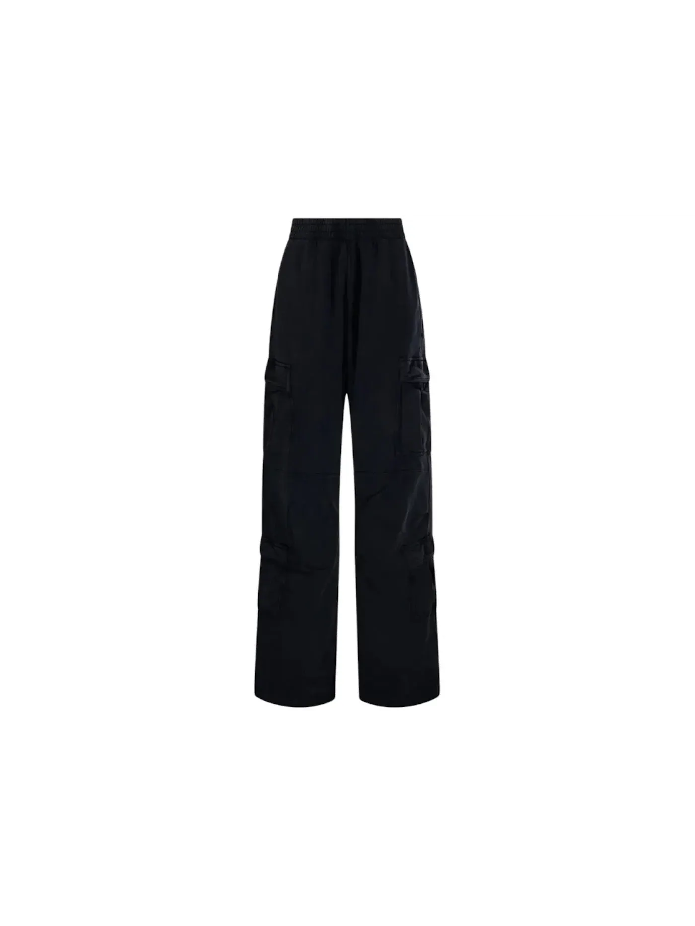 Женские брюки с принтом Balenciaga Regular Cargo Pant — изображение 1 из 1, черный
