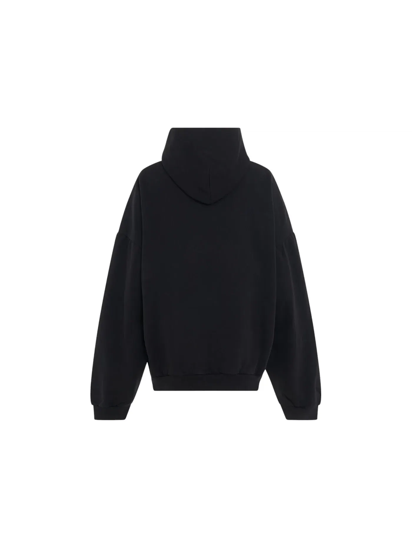Мужской худи с принтом Balenciaga Round Backflip — изображение 2 из 2, черный