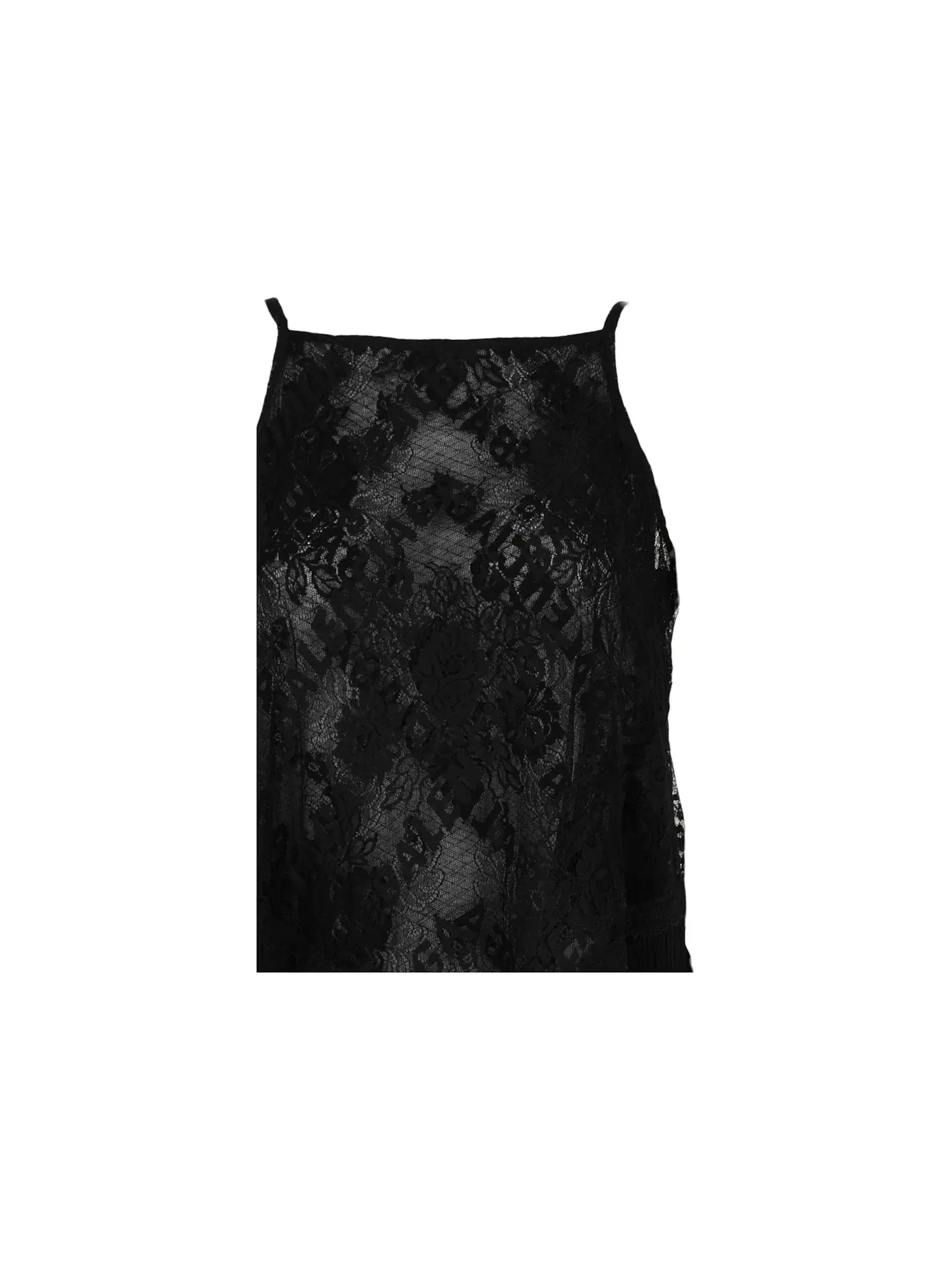 Женский топ с бахромой Balenciaga — изображение 3 из 3, черный