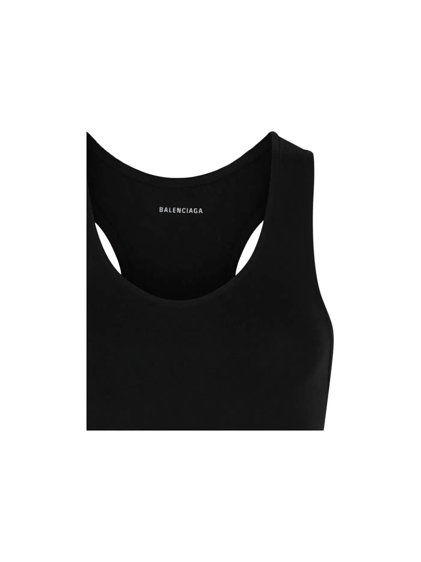 Женский топ-кроп без швов Balenciaga — изображение 3 из 3, черный