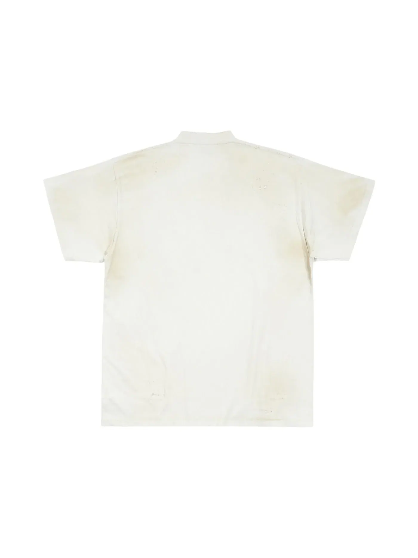 Мужская футболка оверсайз Oversized T-shirt Balenciaga — изображение 2 из 2, белый