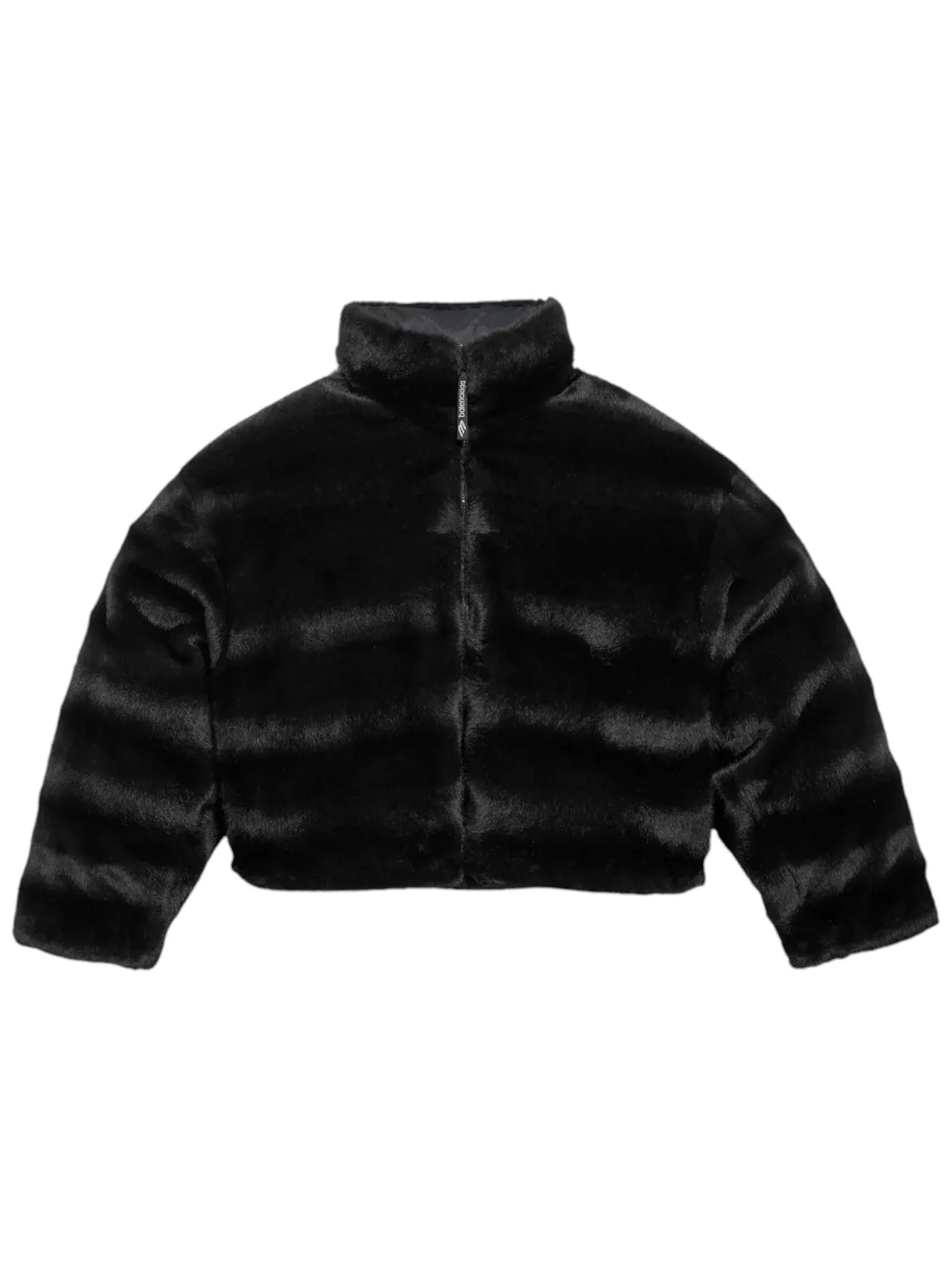 Мужская стеганая куртка-пуховик двусторонняя Balenciaga — изображение 2 из 2, черный/коричневый