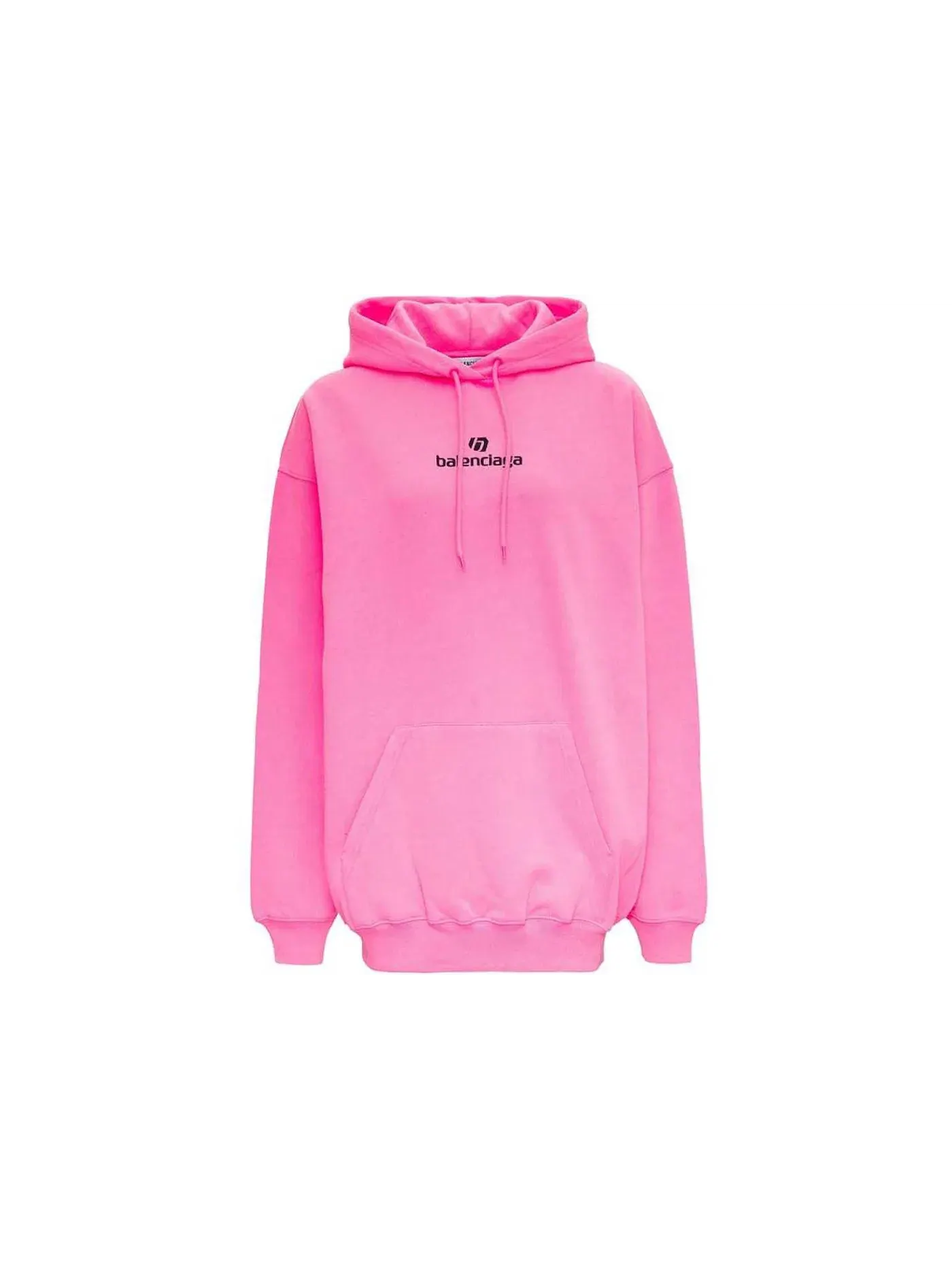 Женский худи с принтом Balenciaga Soccer Hoodie Balenciaga — изображение 1 из 1, розовый