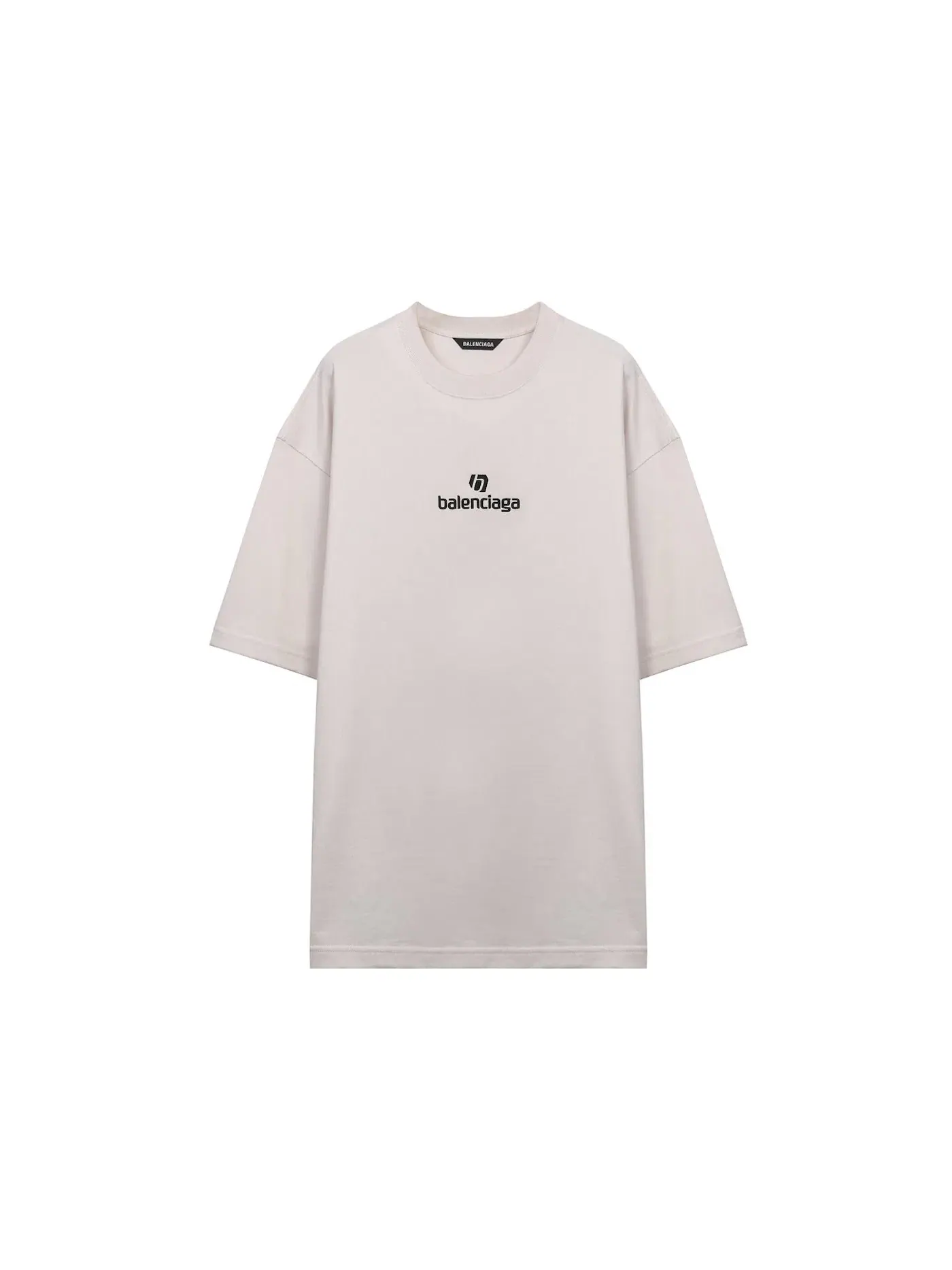 Мужская футболка с принтом Sponsor Logo Balenciaga — изображение 1 из 1, белый