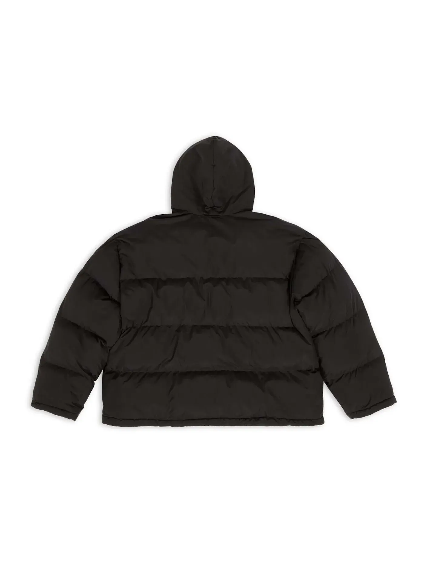 Мужская куртка-пуховик с принтом Sporty B Balenciaga — изображение 2 из 2, черный