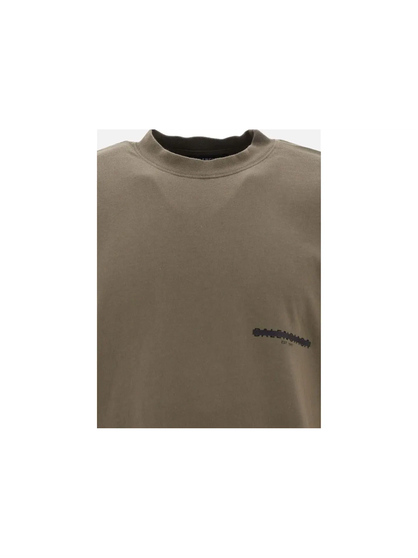 Мужская футболка с принтом T-Shirt Balenciaga — изображение 3 из 3, зеленый