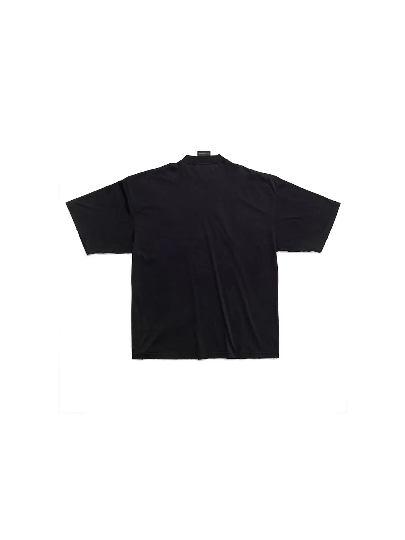 Мужская футболка с принтом Styling Hotline Large Fit Balenciaga — изображение 2 из 2, черный