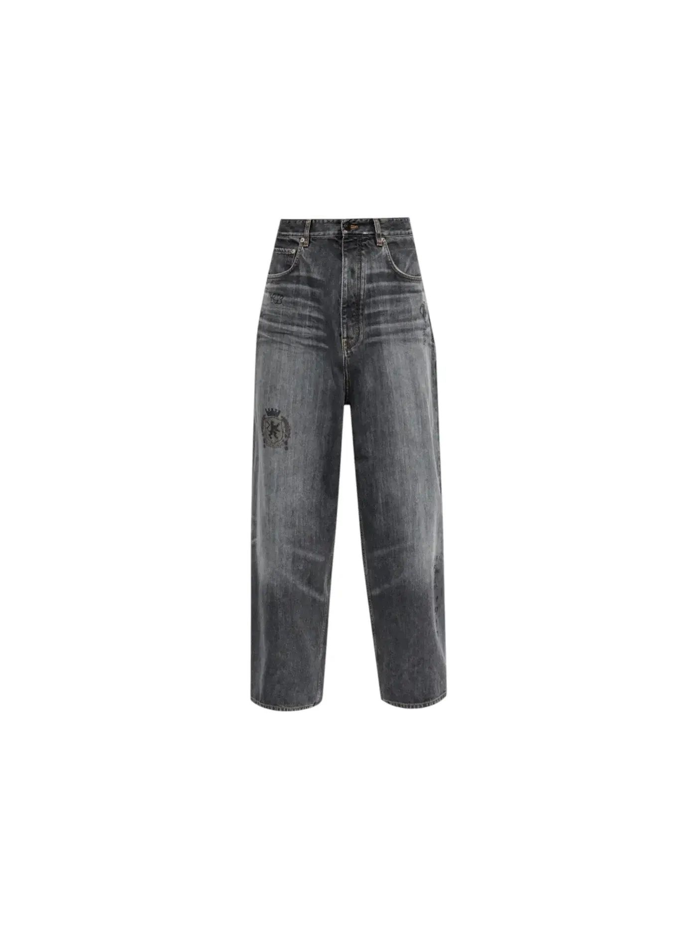 Мужские широкие брюки Tattoo Baggy Pant Balenciaga — изображение 1 из 1, серый