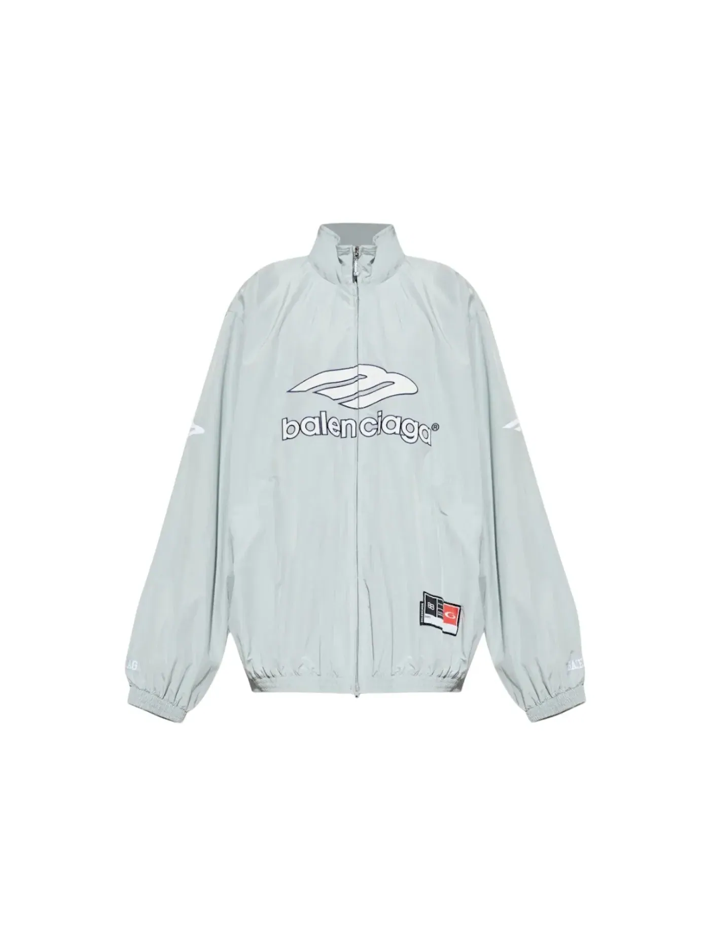Мужская куртка с молнией Balenciaga Tracksuit — изображение 1 из 1, серый