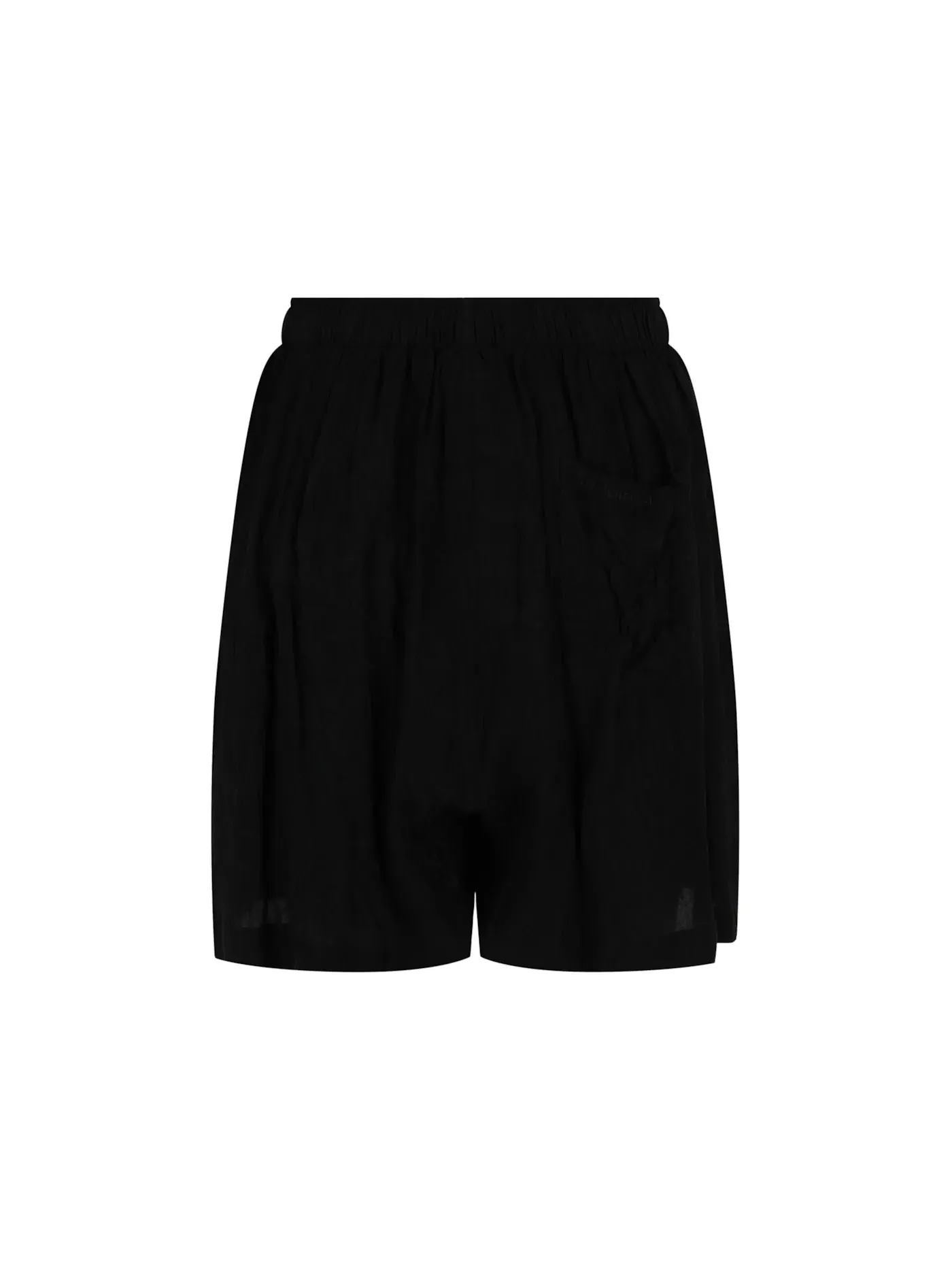 Женские шорты с принтом Pajama Shorts Balenciaga — изображение 2 из 3, черный