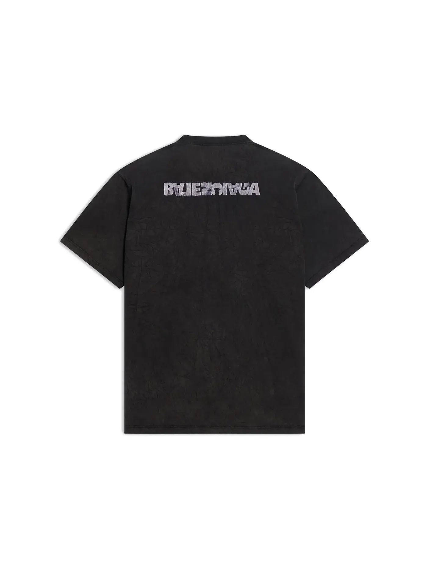 Мужская футболка с разрезом Turn Slit Balenciaga — изображение 2 из 2, черный