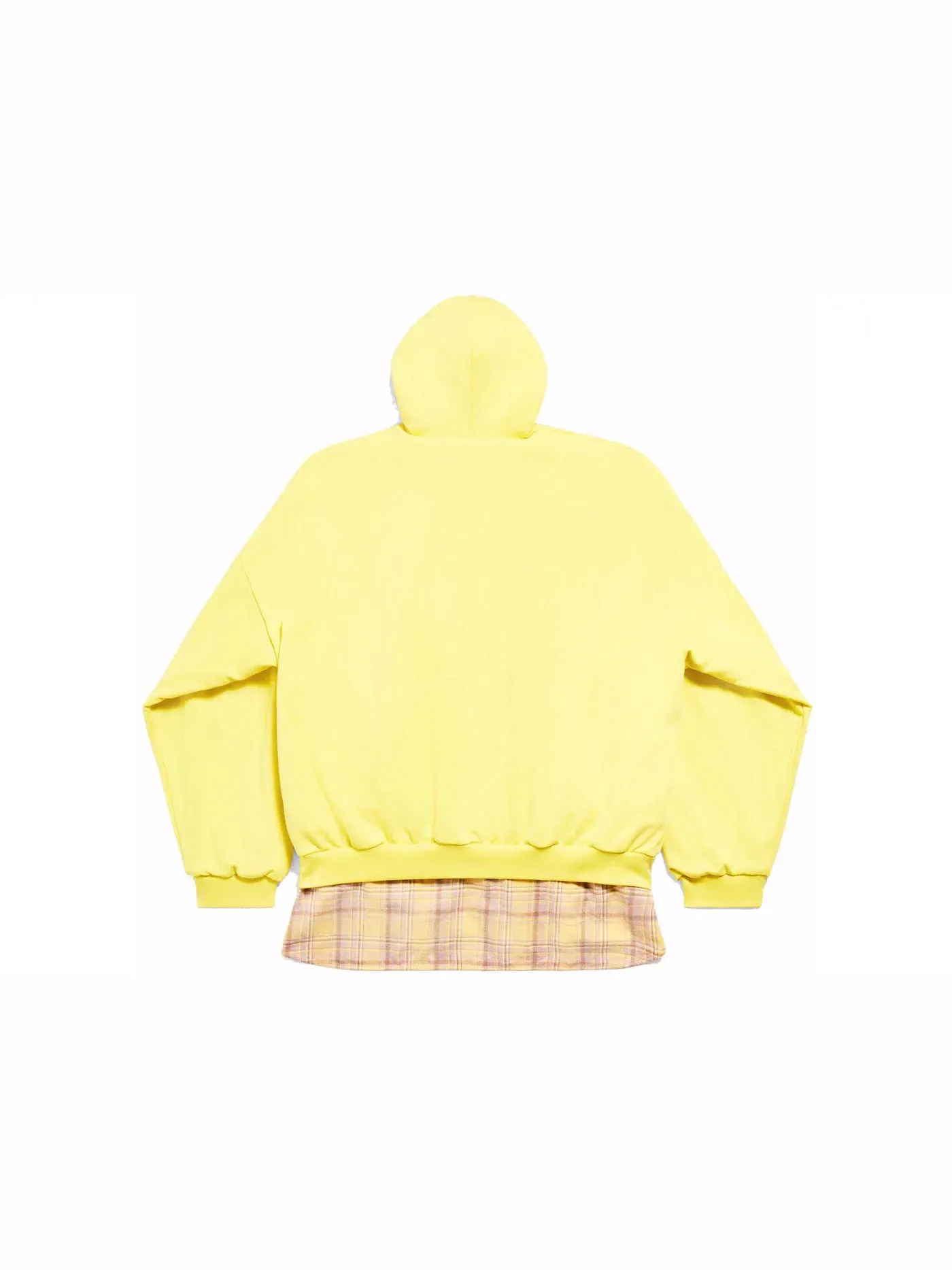 Мужской худи оверсайз Hoodie Oversized Balenciaga — изображение 2 из 2, желтый/черный