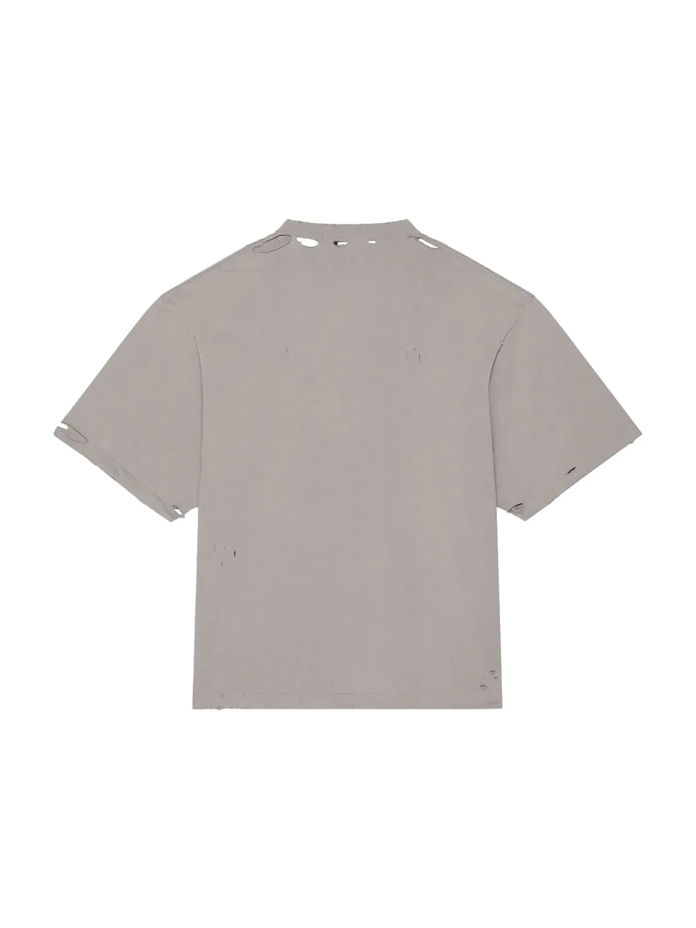 Мужская футболка свободного кроя с принтом Blurry T-Shirt Balenciaga — изображение 2 из 2, серый черный