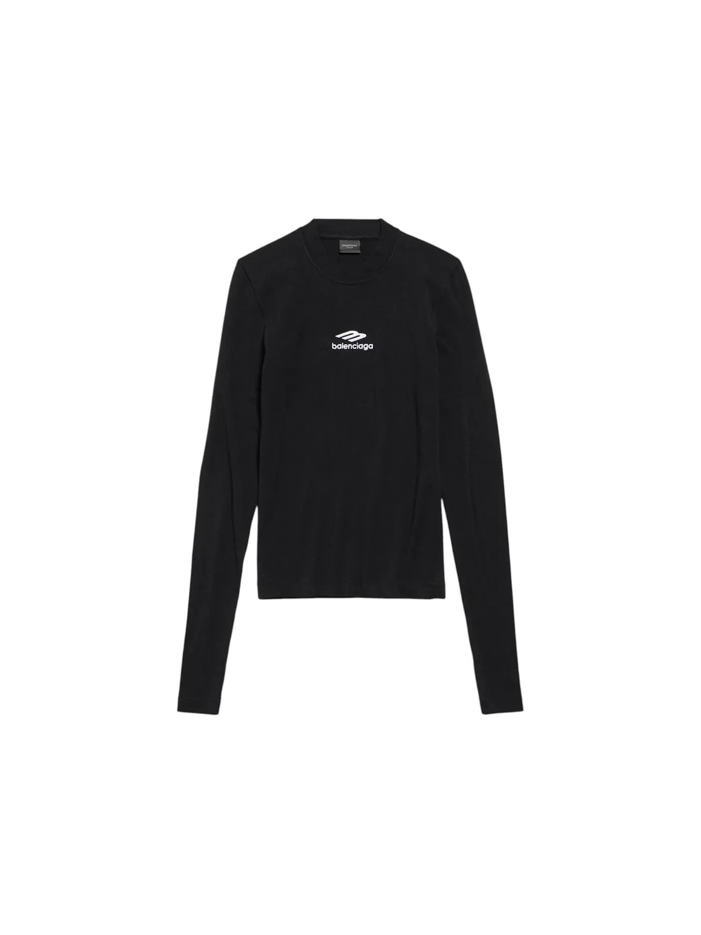 Женский топ с длинным рукавом 3B Sports Icon Balenciaga — изображение 1 из 2, черный/белый