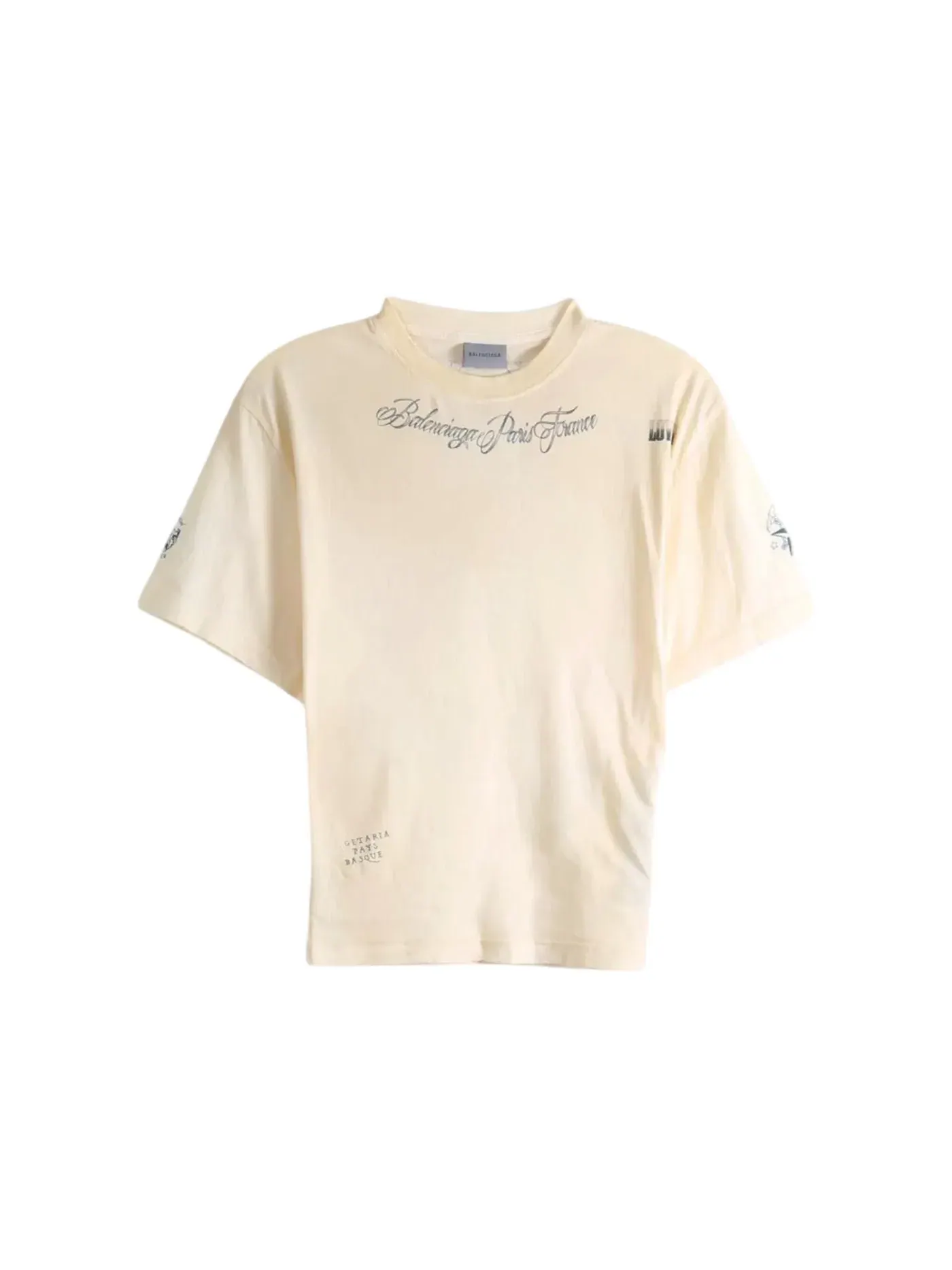 Женская футболка с коротким рукавом Classic Ink Balenciaga — изображение 1 из 1, белый