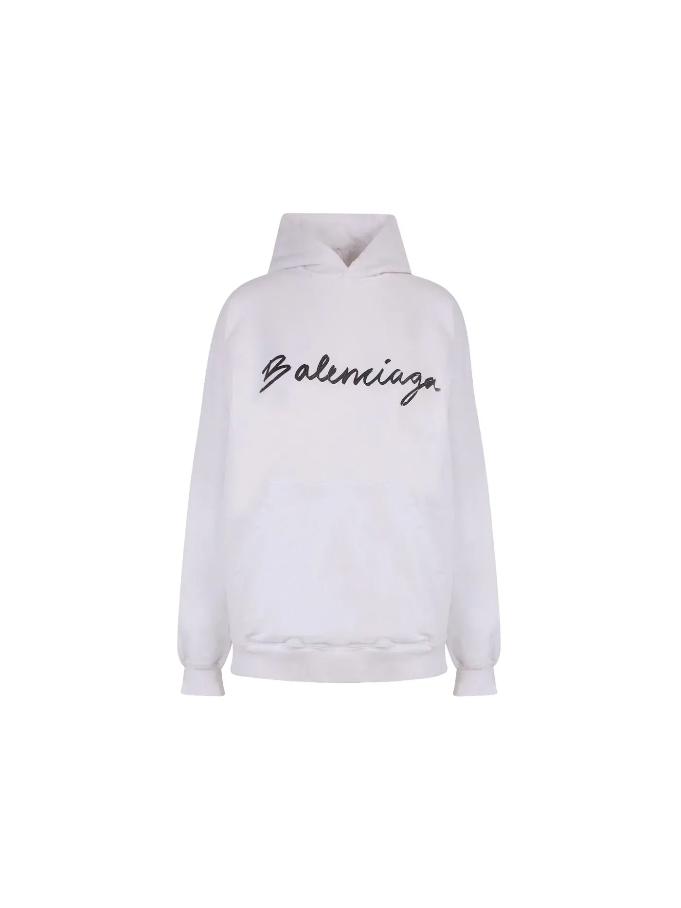 Женский свитшот с логотипом Frontal Iconic Balenciaga — изображение 1 из 2, белый
