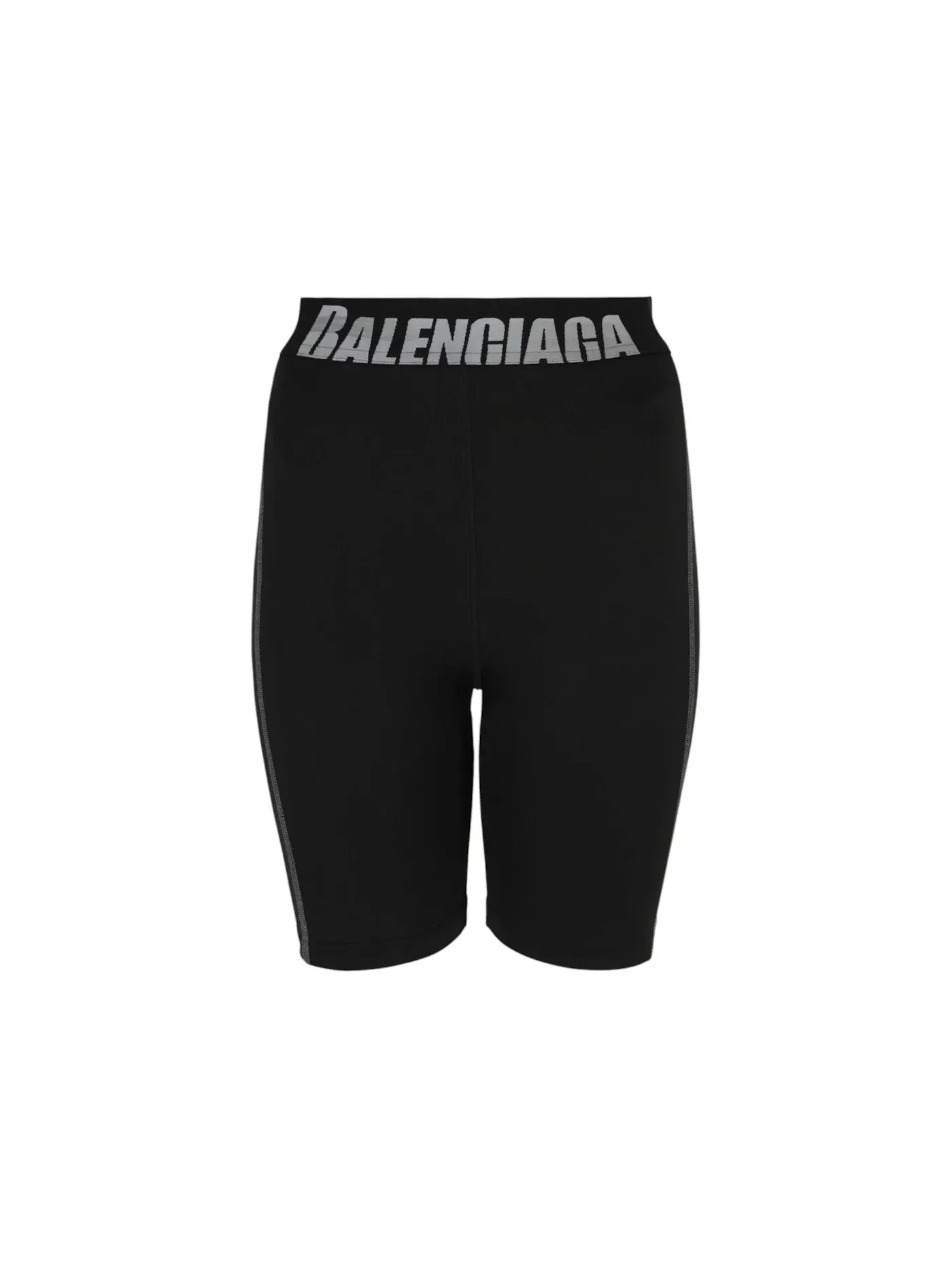 Женские шорты с логотипом Balenciaga — изображение 1 из 3, черный/серый