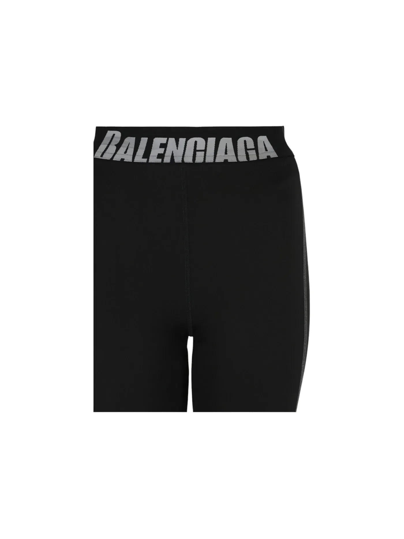 Женские шорты с логотипом Balenciaga — изображение 3 из 3, черный/серый