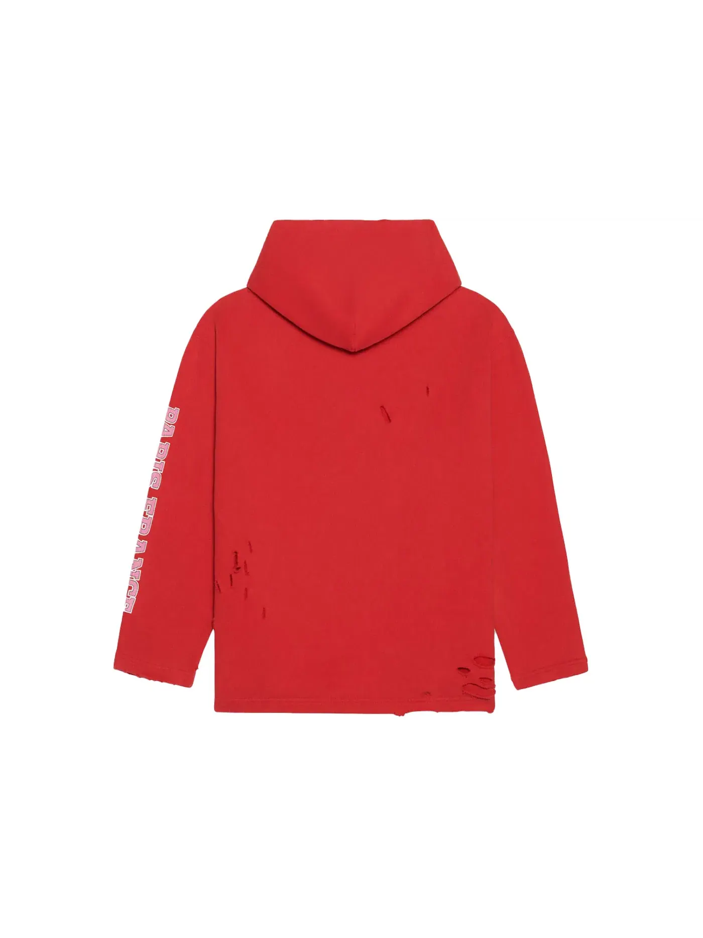 Женский укороченный худи Balenciaga Hoodie — изображение 2 из 2, красный