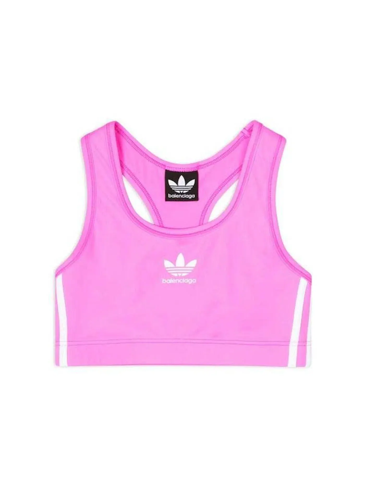 Женский спортивный топ Balenciaga x Adidas Athletic Bra — изображение 1 из 1, розовый