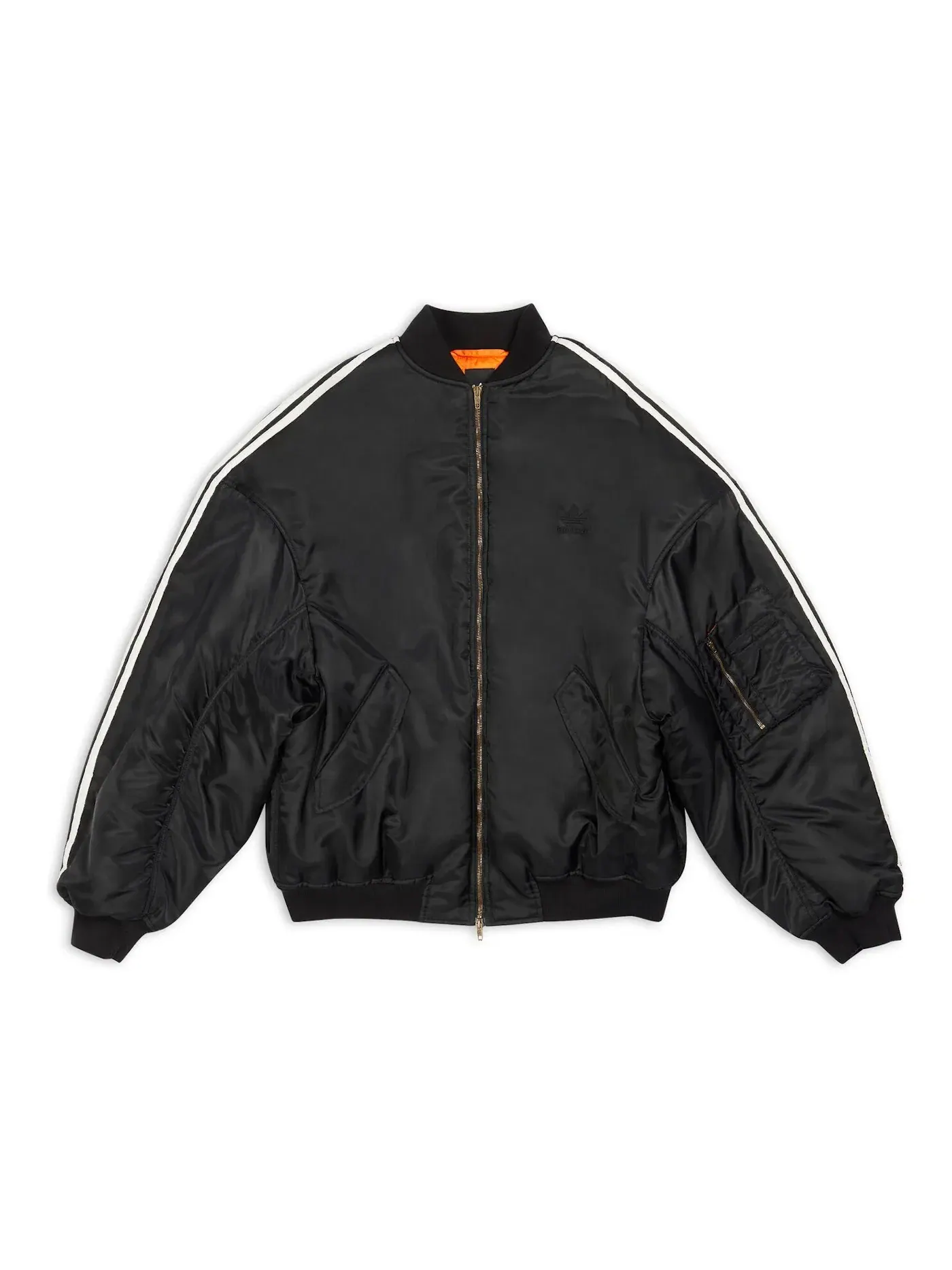 Мужская куртка-бомбер с принтом Bomber Balenciaga — изображение 1 из 3, черный