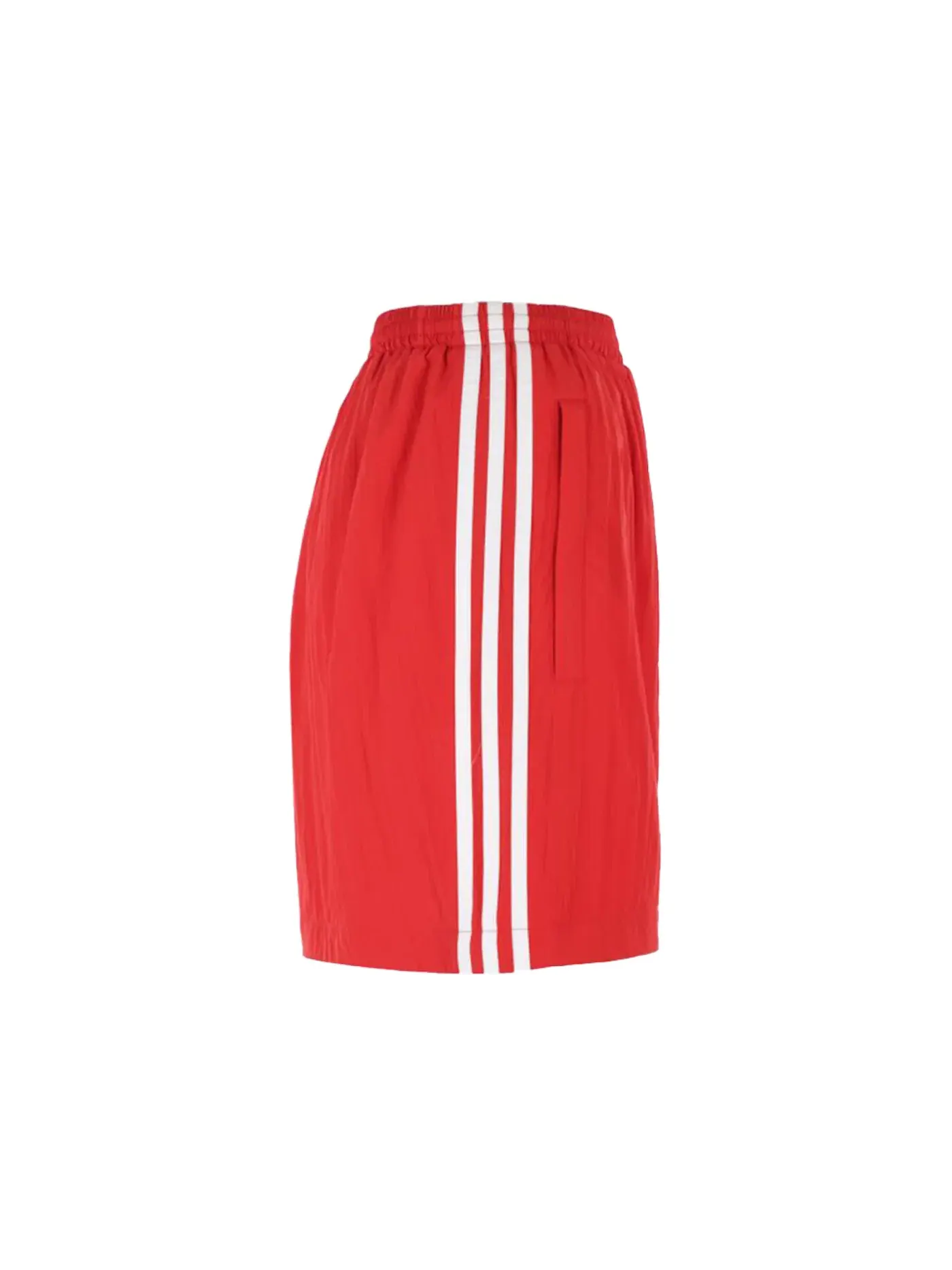 Унисекс шорты из технической ткани Crepe Balenciaga x Adidas — изображение 2 из 3, красный
