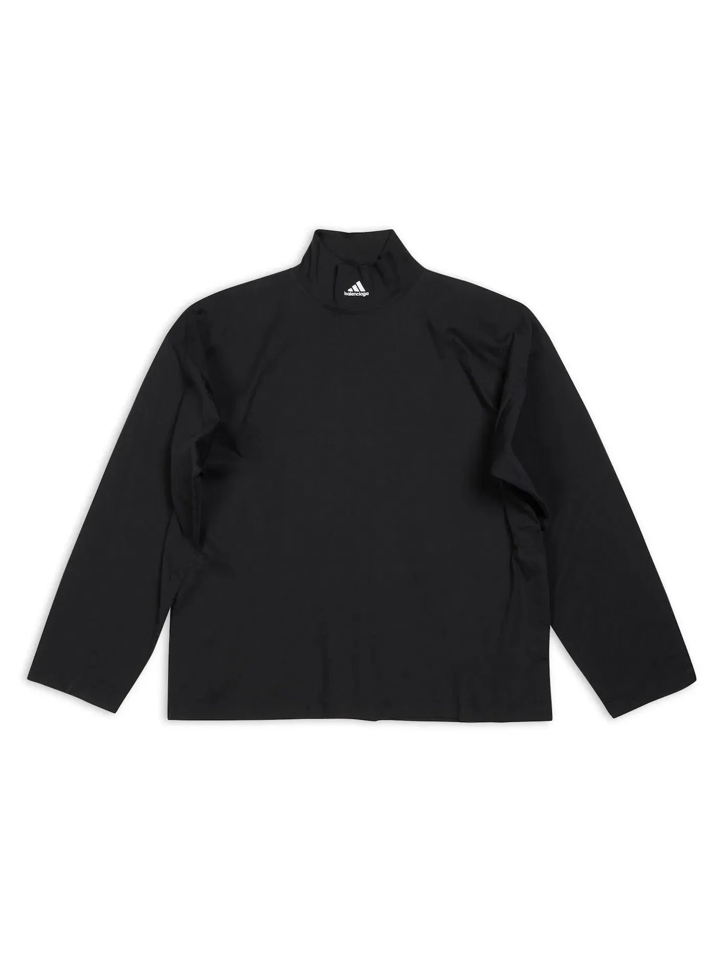 Унисекс футболка с высоким воротом T-Shirt Balenciaga — изображение 1 из 2, черный