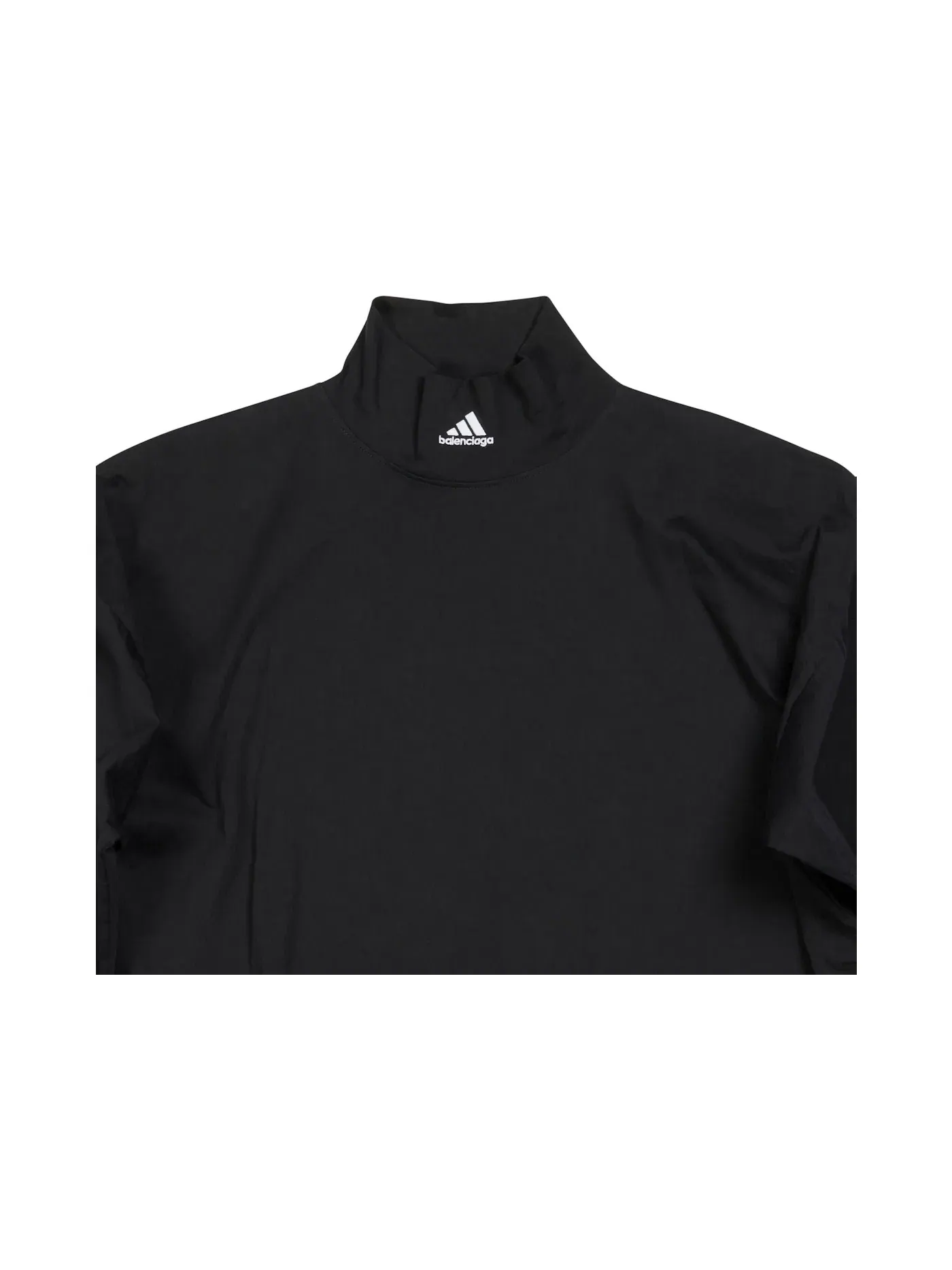 Унисекс футболка с высоким воротом T-Shirt Balenciaga — изображение 2 из 2, черный