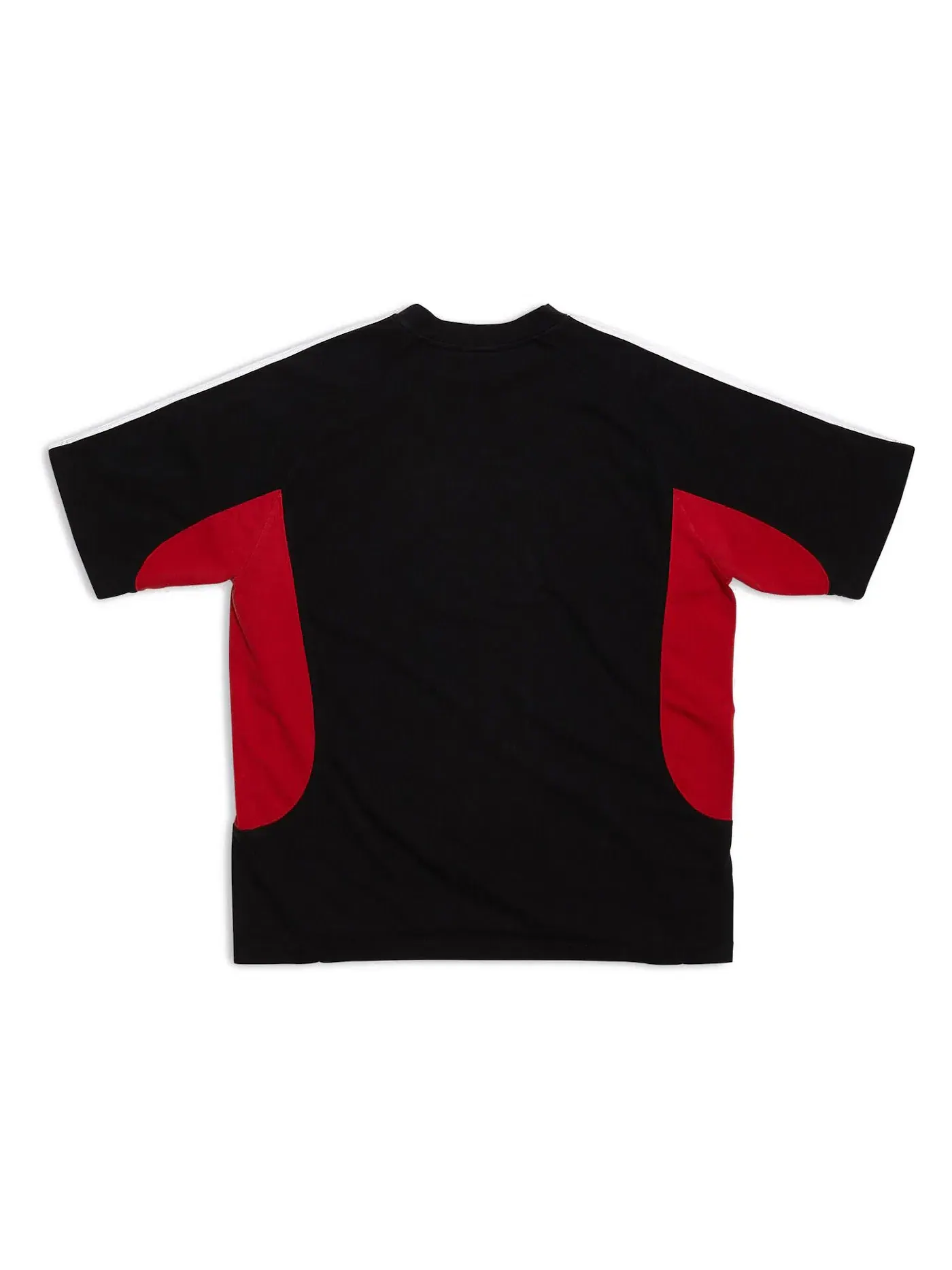 Мужская футболка с принтом Balenciaga x Adidas Medium Fit T-Shirt — изображение 2 из 2, черный красный