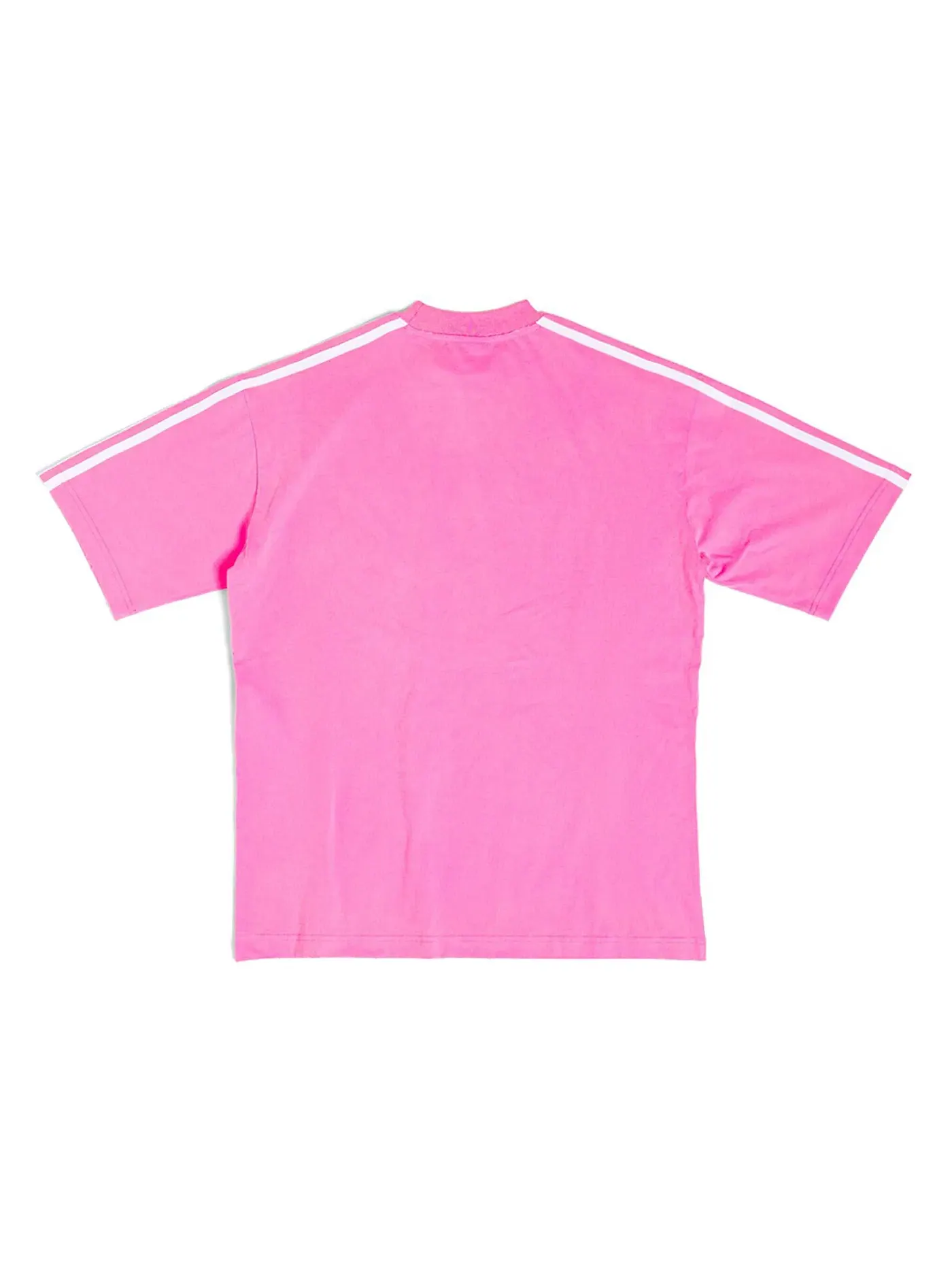 Унисекс футболка с принтом T-Shirt Balenciaga — изображение 2 из 2, неоновый розовый