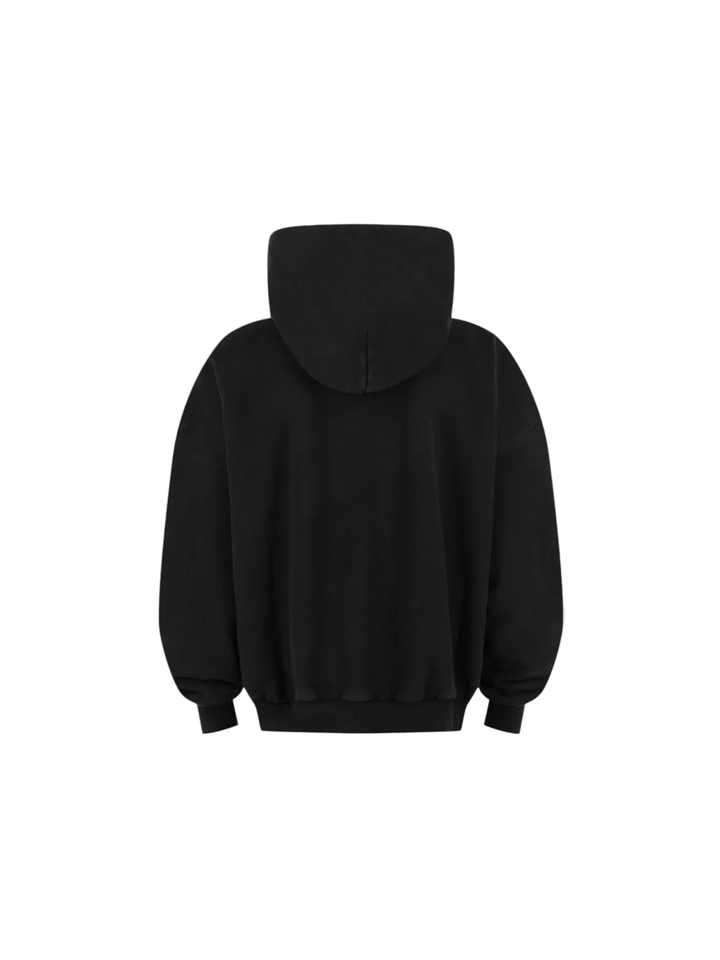 Мужской худи с вышивкой Balenciaga x Adidas Oversized Embroidered Logo Hoodie — изображение 2 из 3, черный/белый